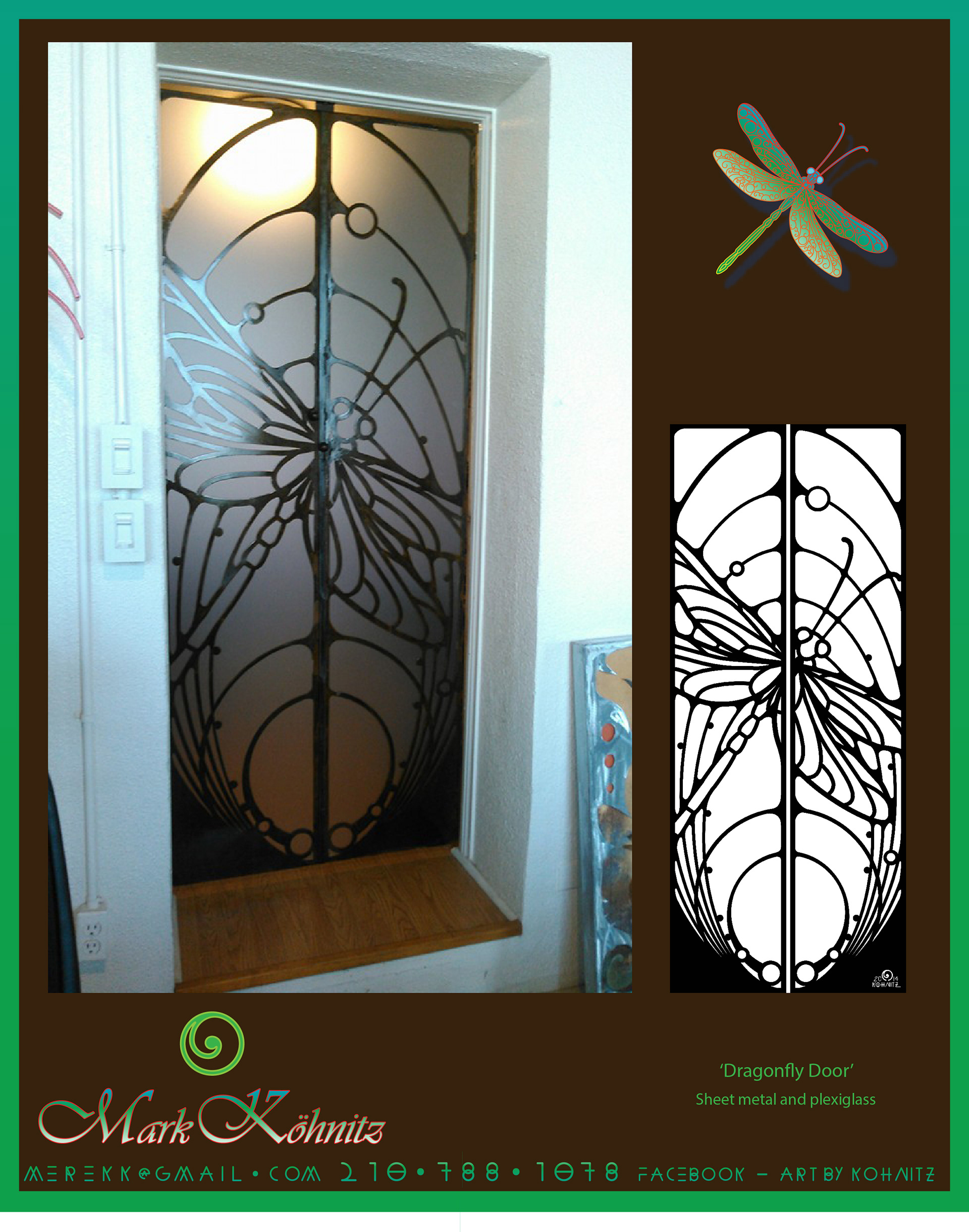 Dragonfly Door - Hendricks Alamo Gallery