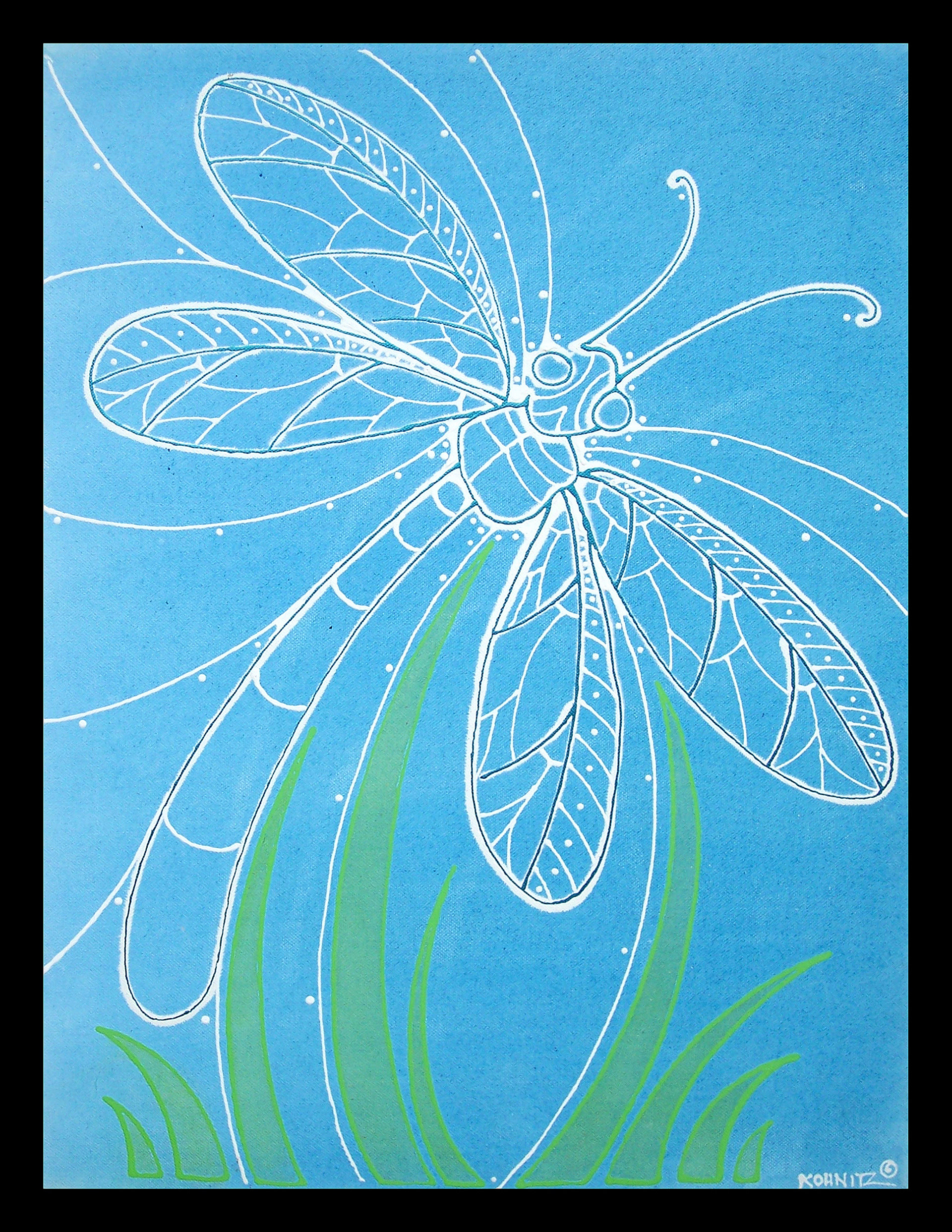 Blue Dragonfly (sold)