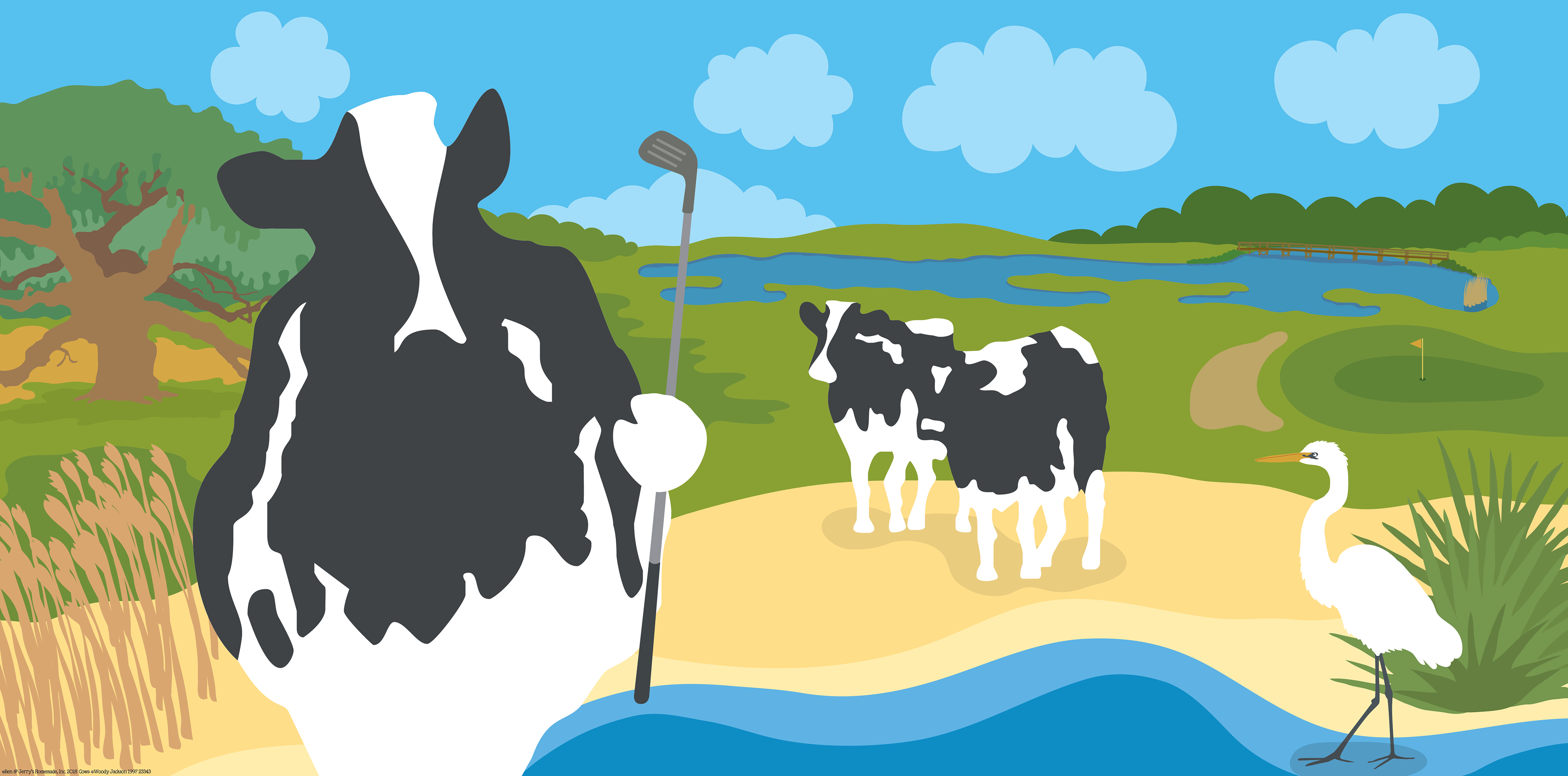 Ben & Jerry's on the golf course! Why not? Kiawah Island Resort
