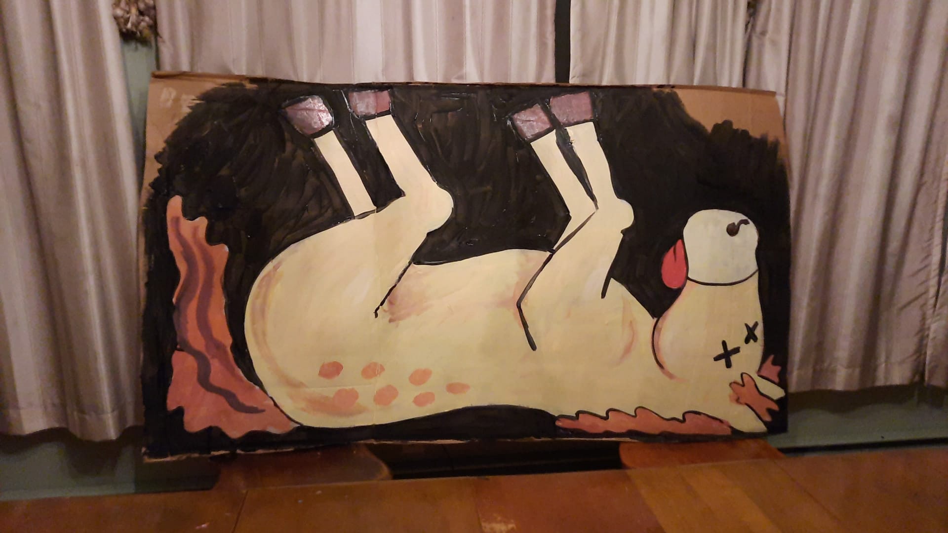 hand-held stage prop