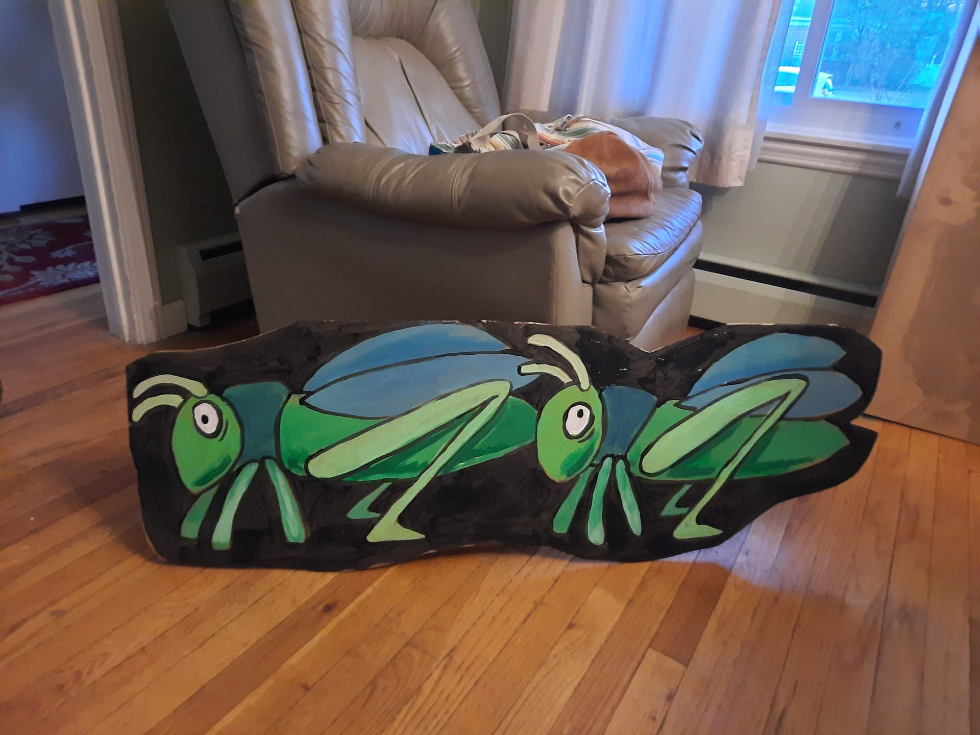 hand-held stage prop