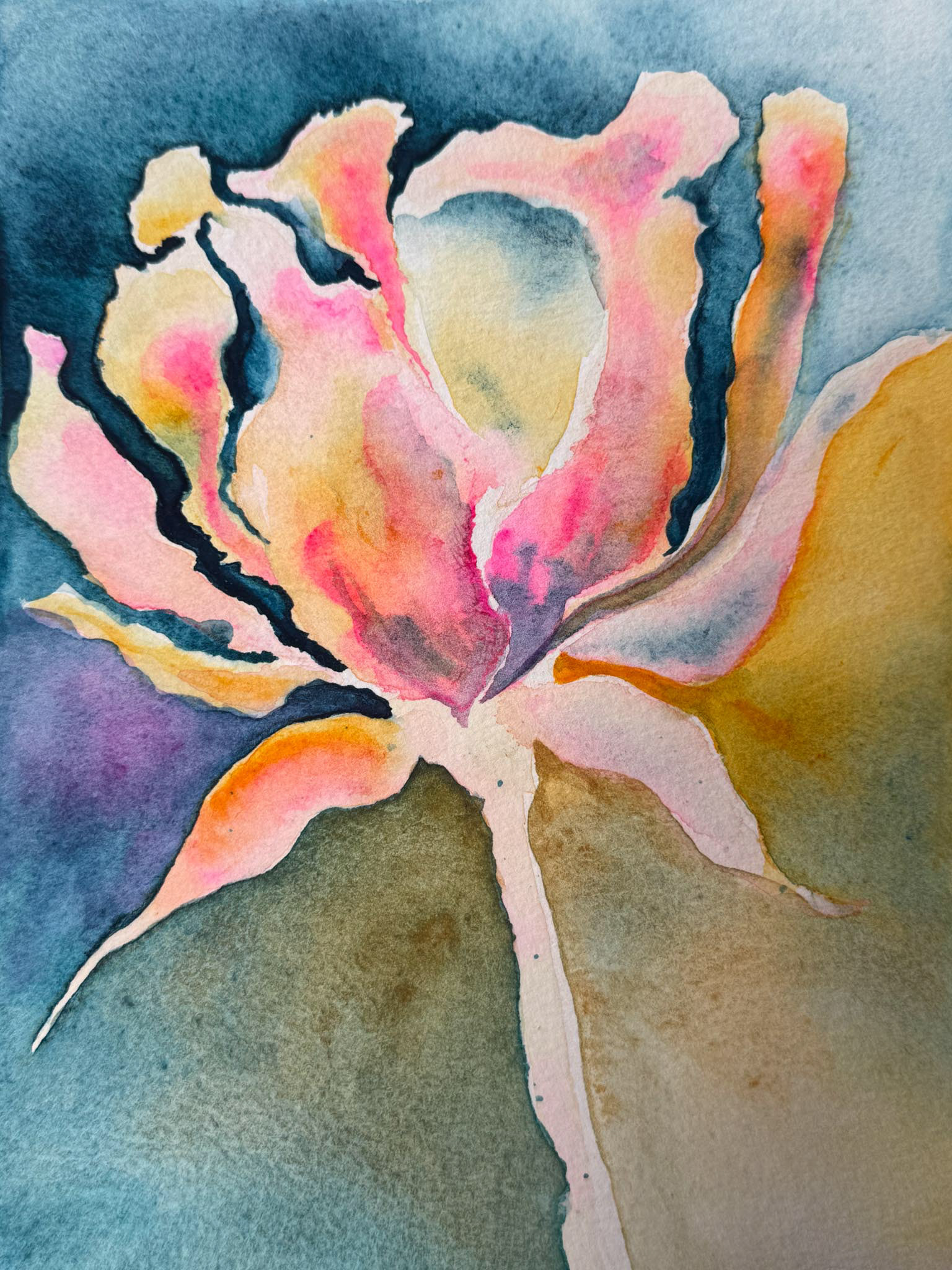 Flower 1,  Watercolor