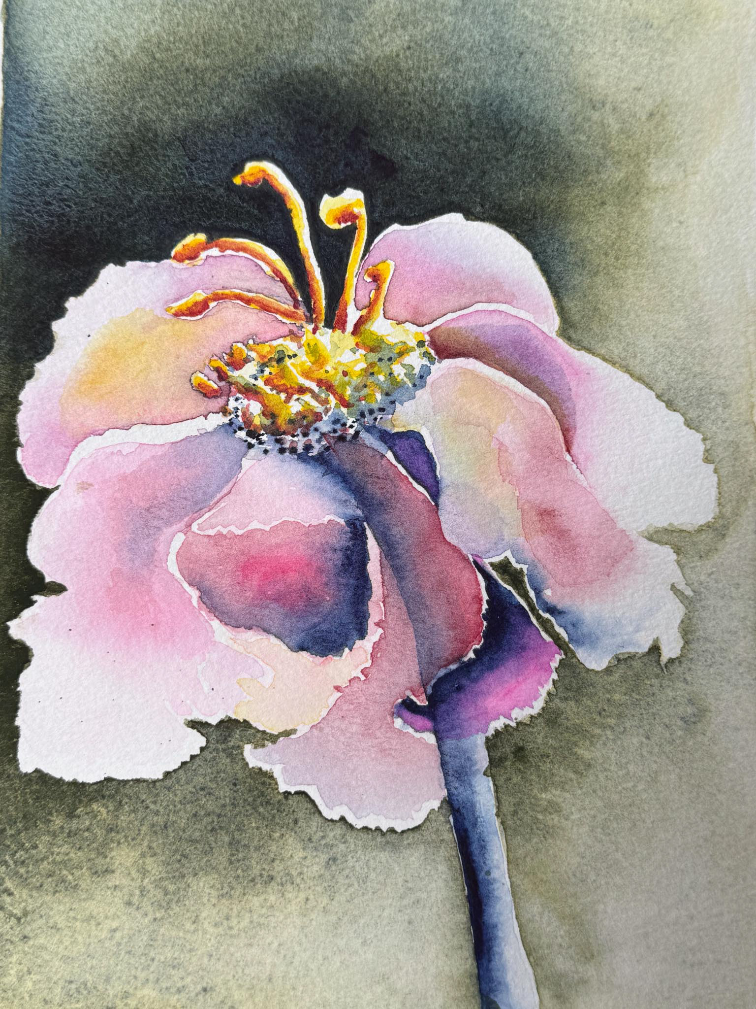 Flower 2, Watercolor