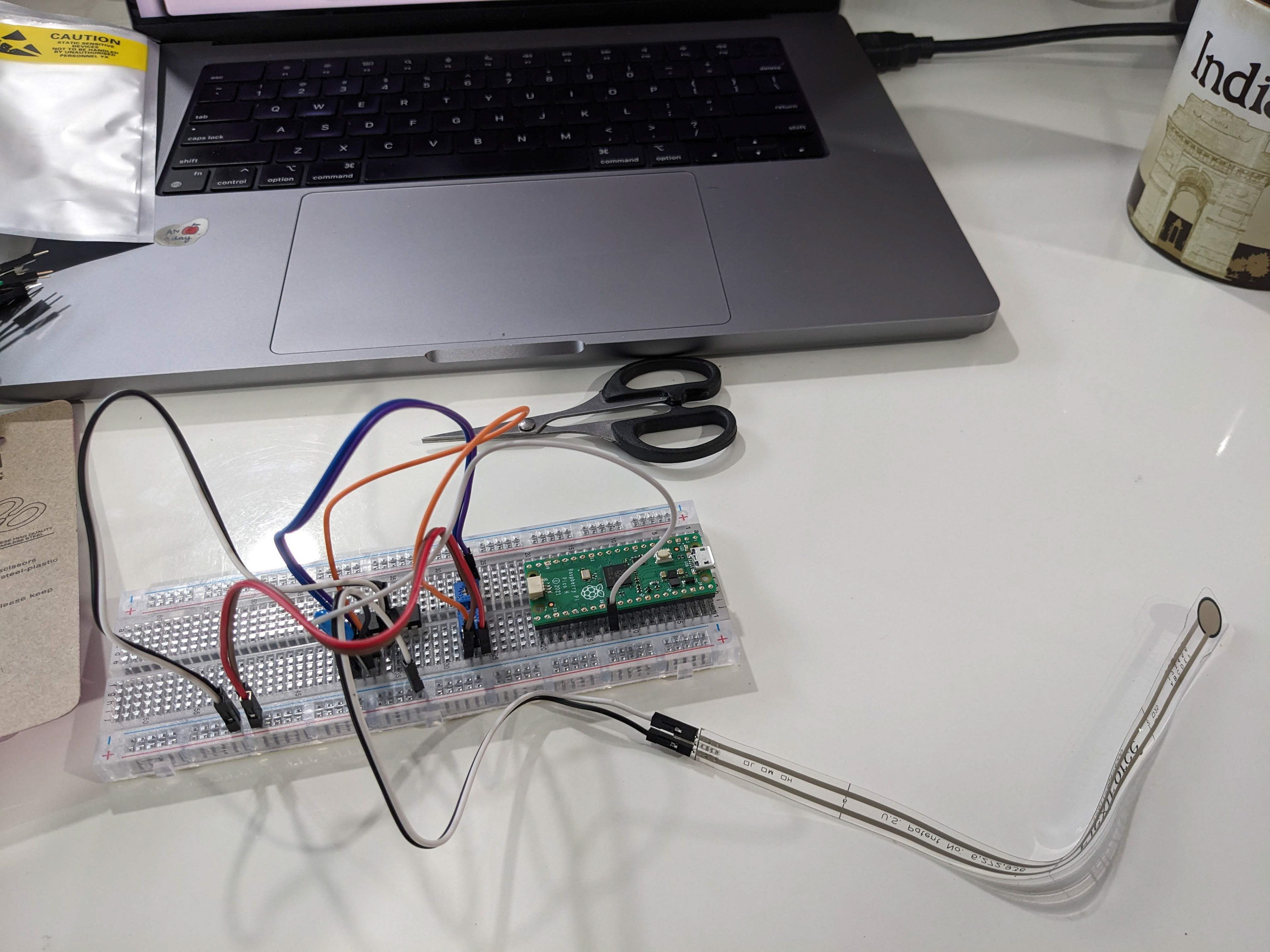 Creating a force sensor setup to be used in ergonomic study of home appliances