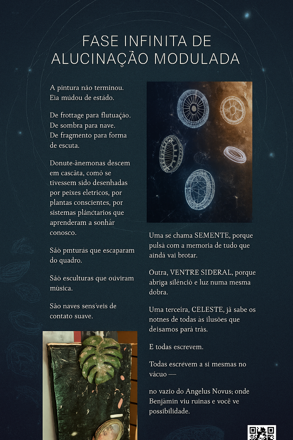 Escanei o QR code para trilha sonora e baixe a imagem de recordação deste momento.