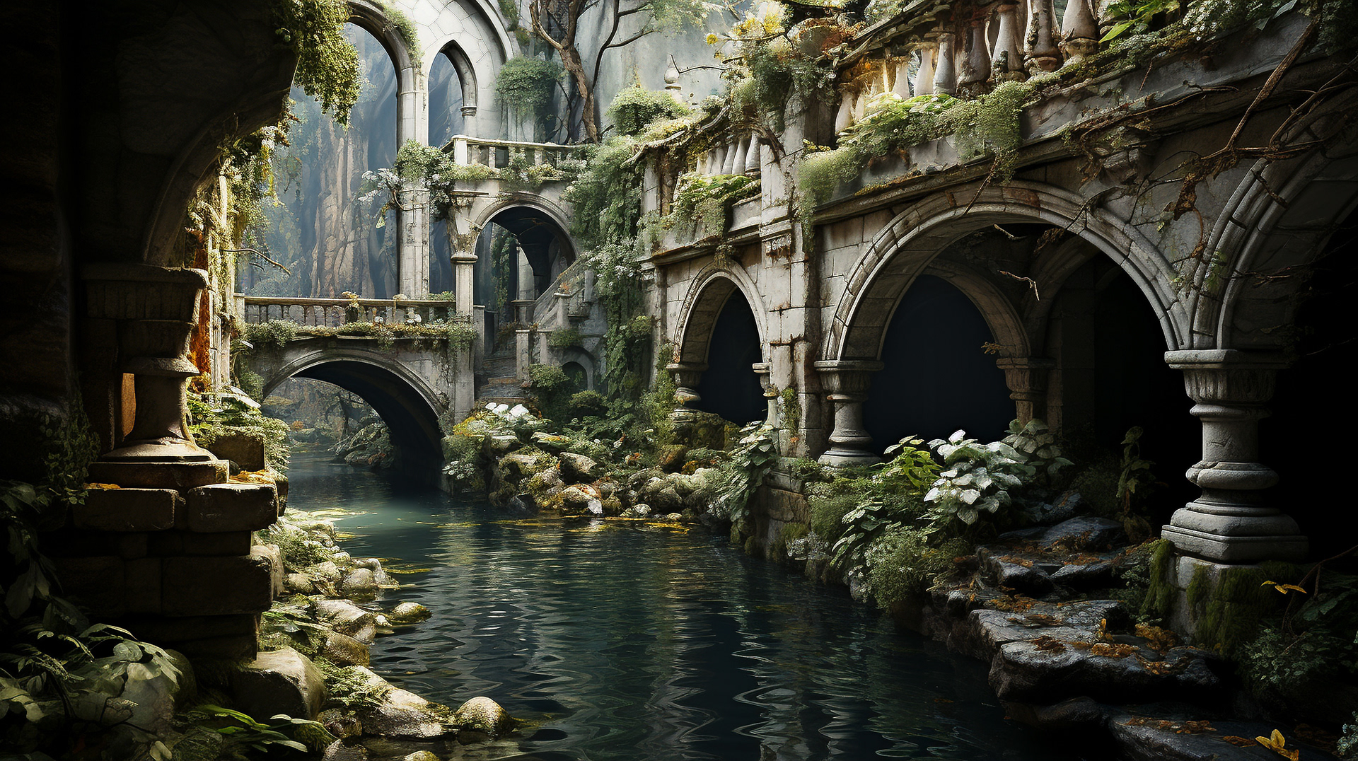 影影绰绰的小巷回荡着曾经充满威尼斯的欢声笑语。