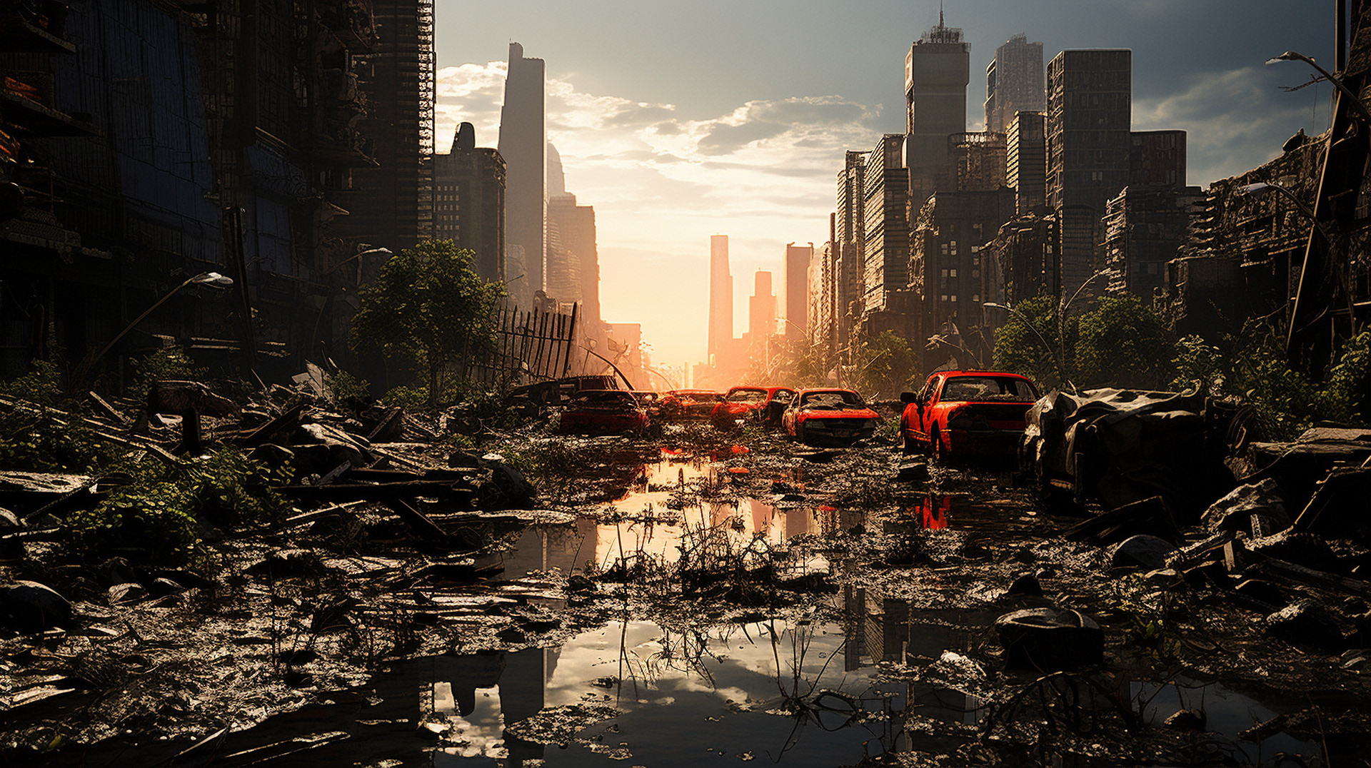 La nature cyclique de l'existence est capturée dans la beauté éphémère de New York.