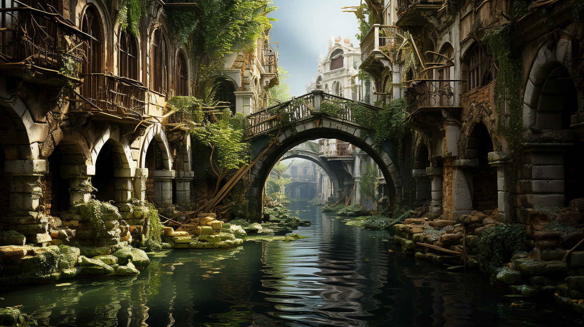 美丽的画作被遗弃在雨中,鲜艳的色彩流淌着抽象的忧伤。