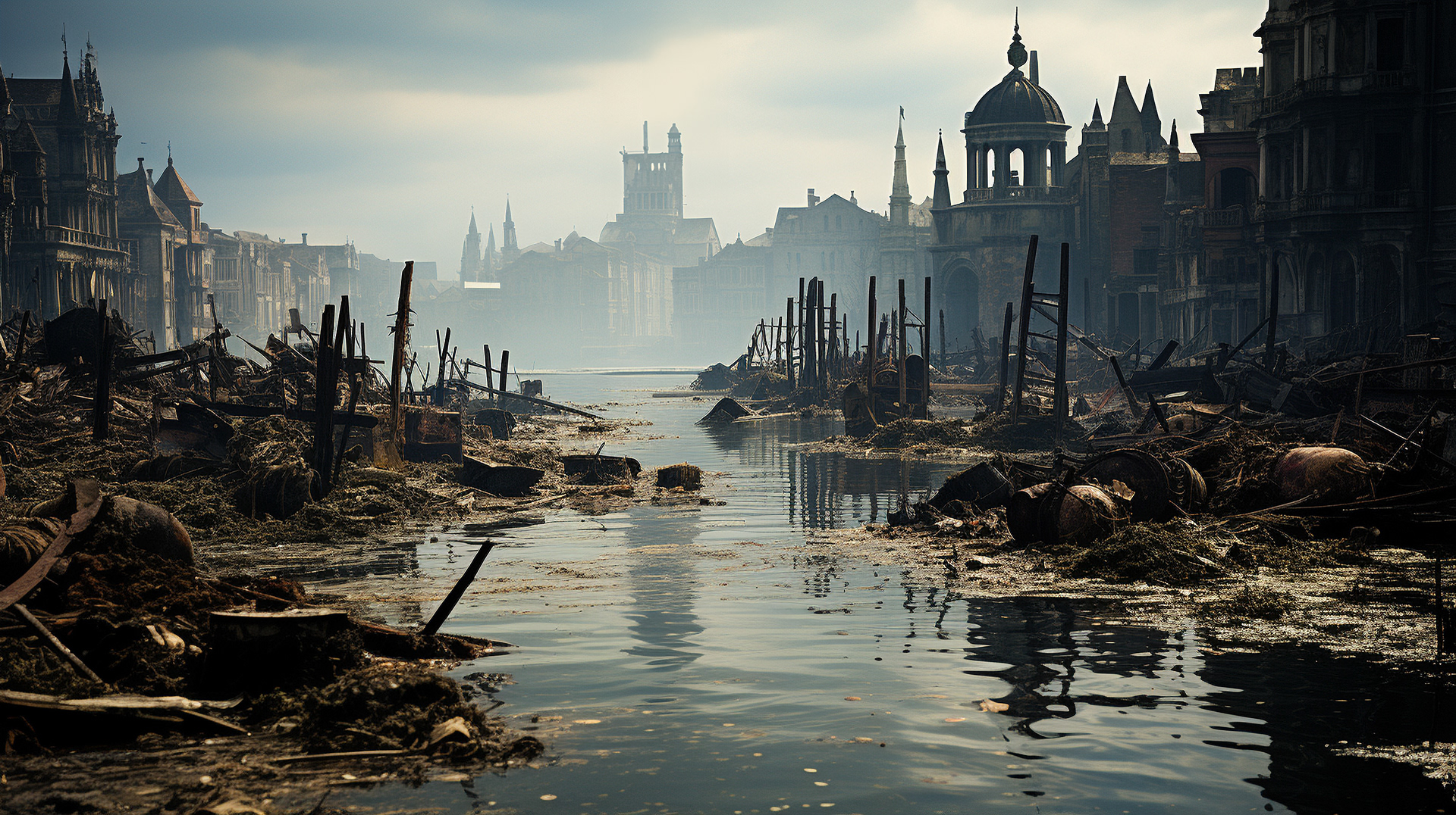 大运河的边缘,反思爱、失去、梦想和绝望的教训。