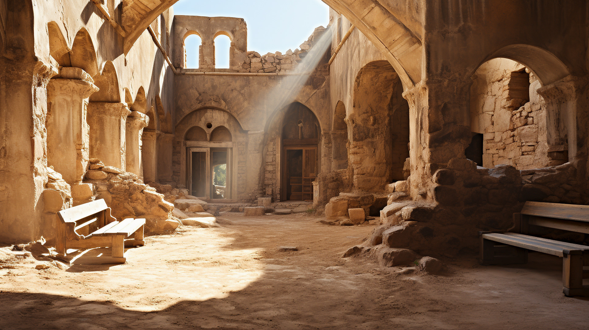 西墙缝隙中的祈祷词特写，现已褪色。