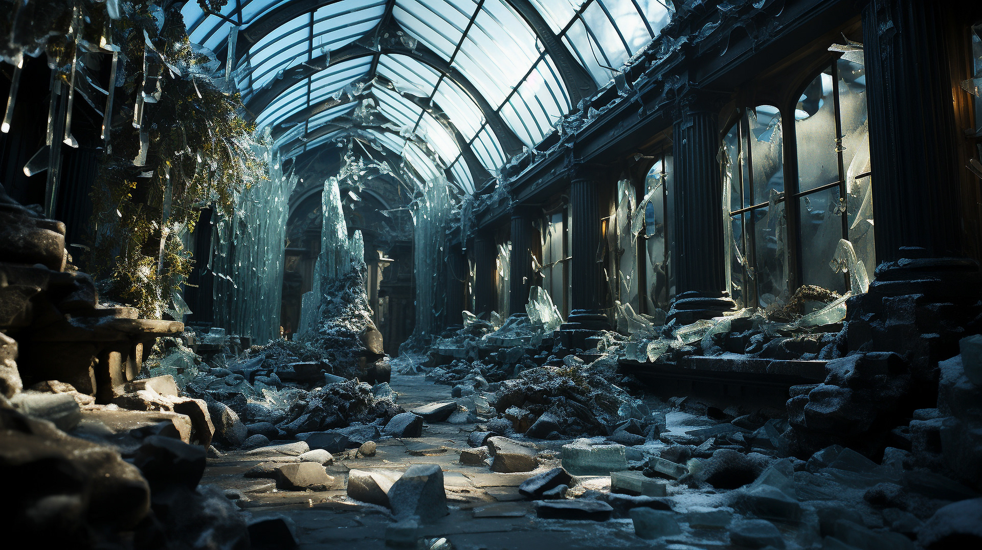 London's ruins, a city once vibrant, now a part of history's tapestry.