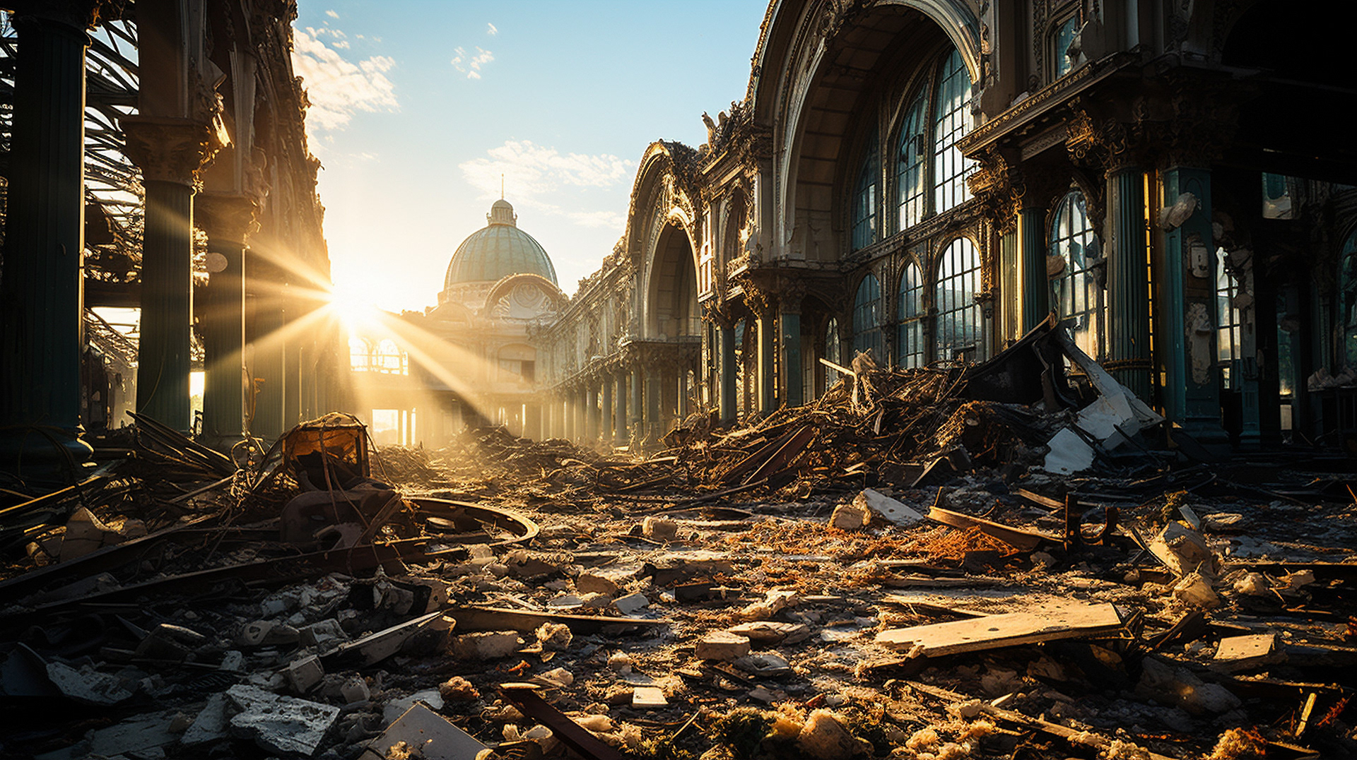 The timeless beauty of Parisian ruins is a testament to the city's resilience and elegance