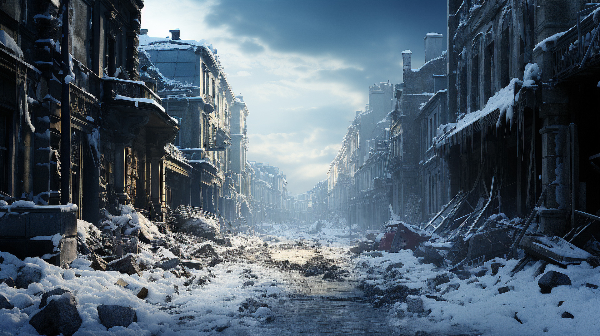 London's ruins, a city once vibrant, now a part of history's tapestry.