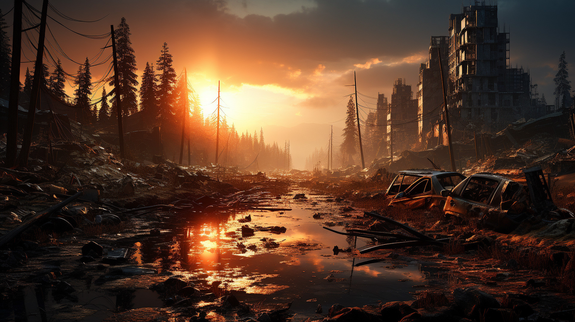 Призрачные улицы Москвы - сложный гобелен красоты и упадка.