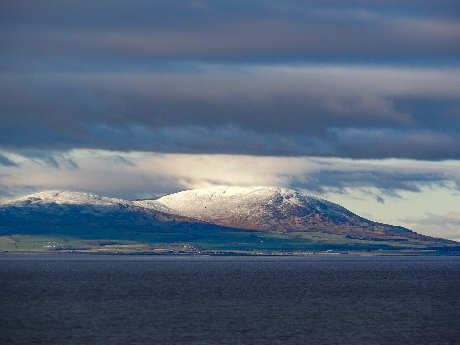 Snow on Criffel