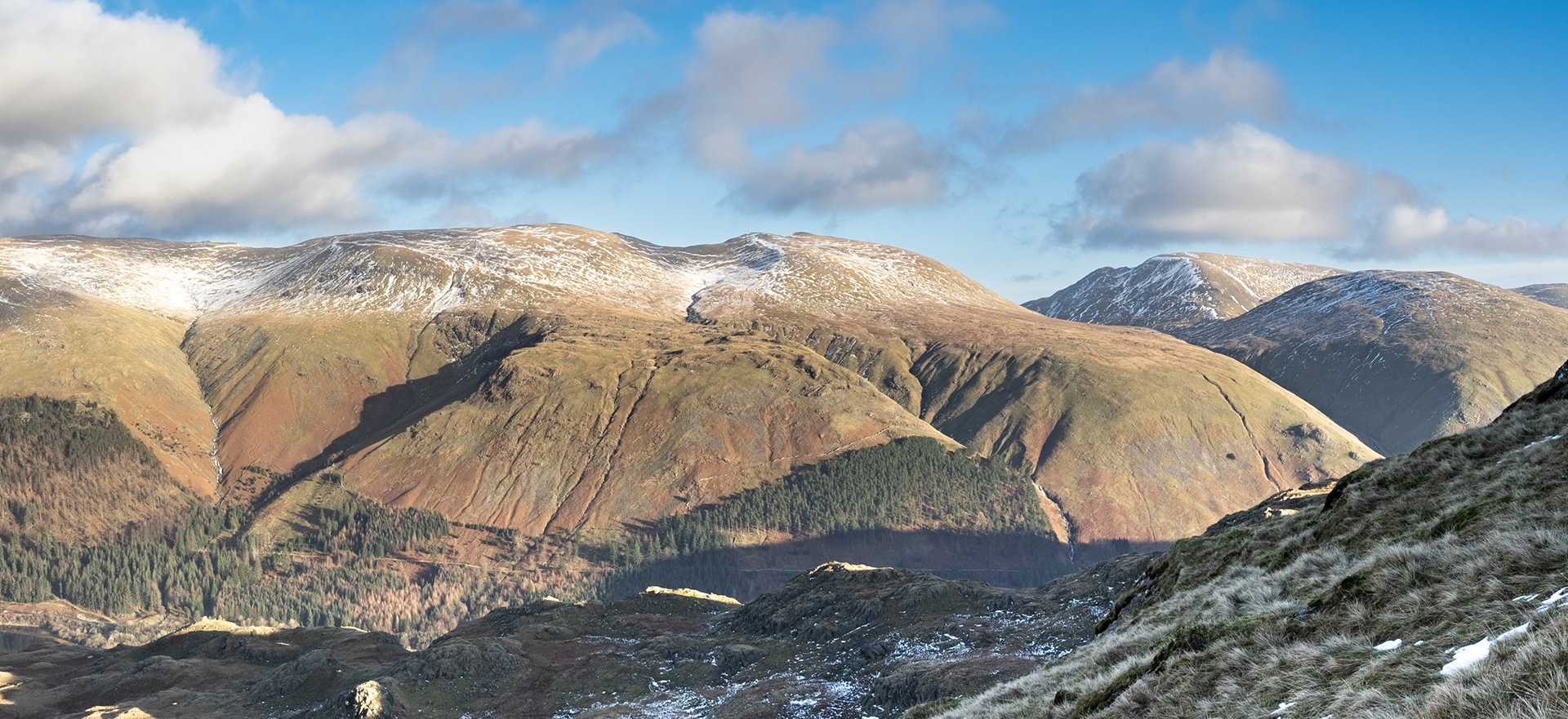 Ullscarf via Harrop Tarn