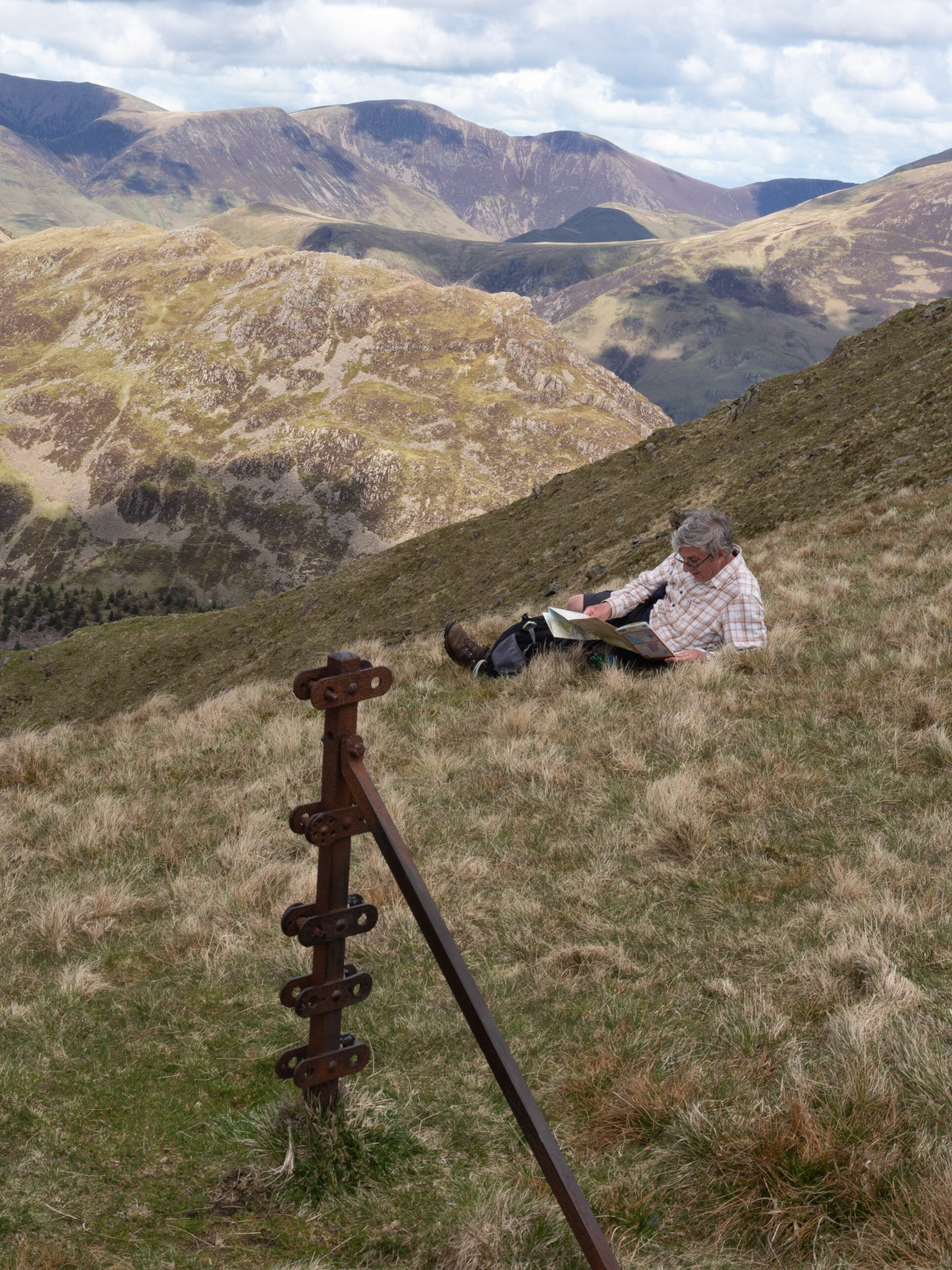 Lunch at base of Green Cove