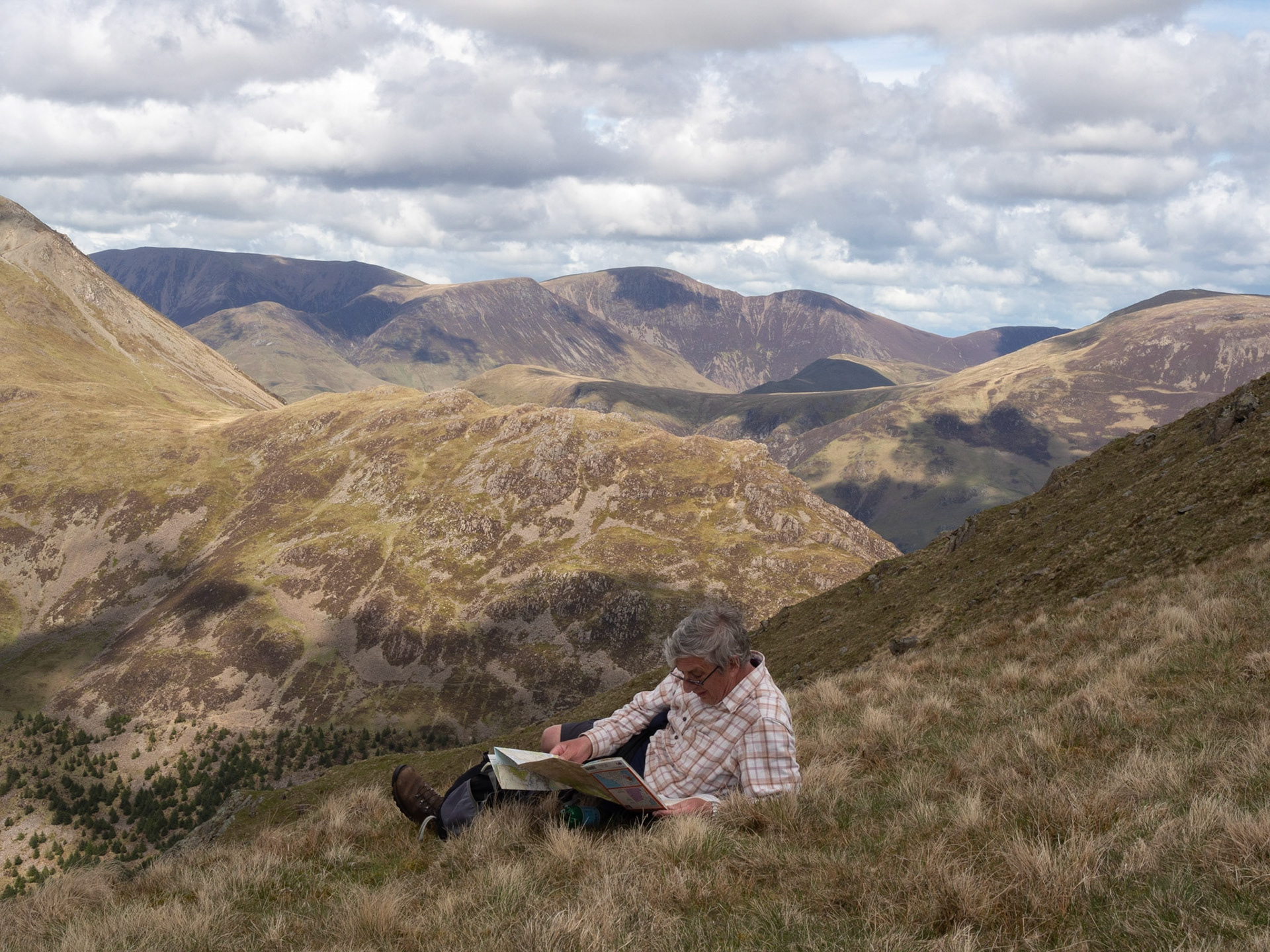 Lunch at base of Green Cove