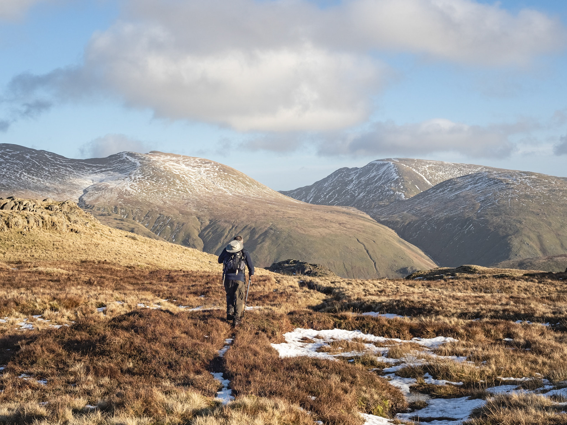 Ullscarf via Harrop Tarn