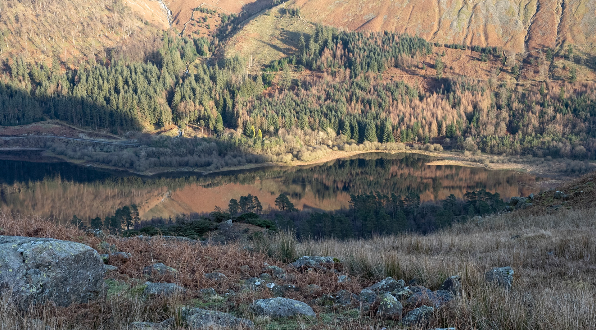 Ullscarf via Harrop Tarn