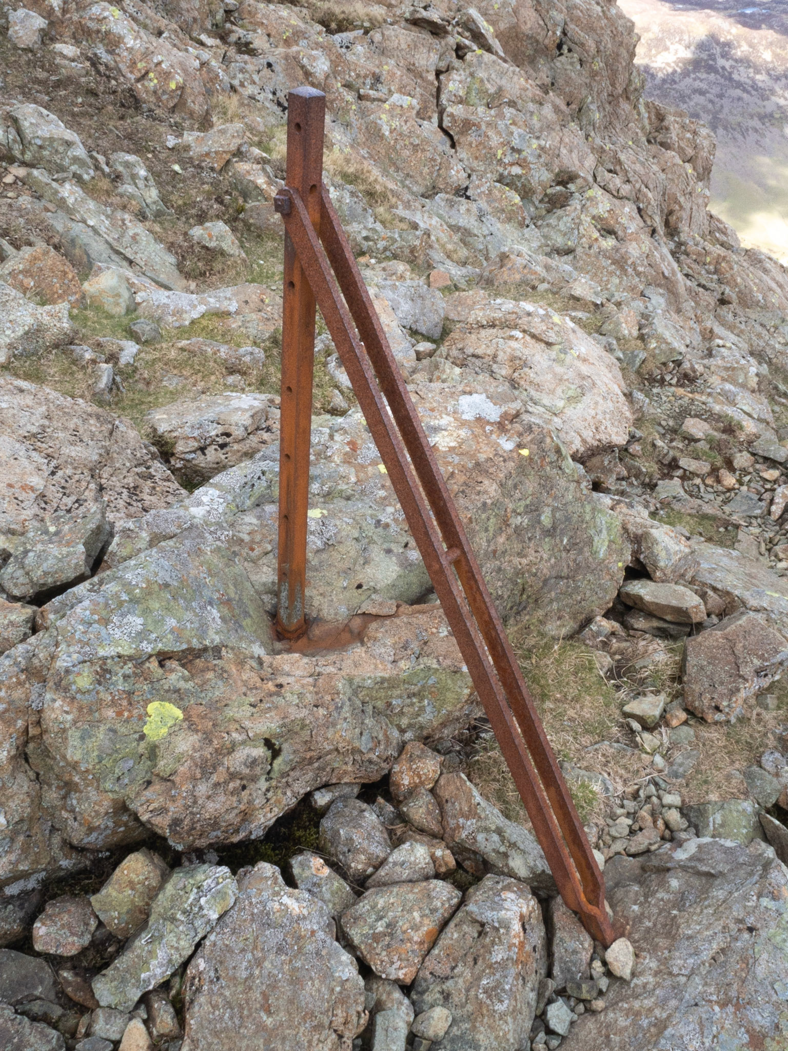 iron fence post