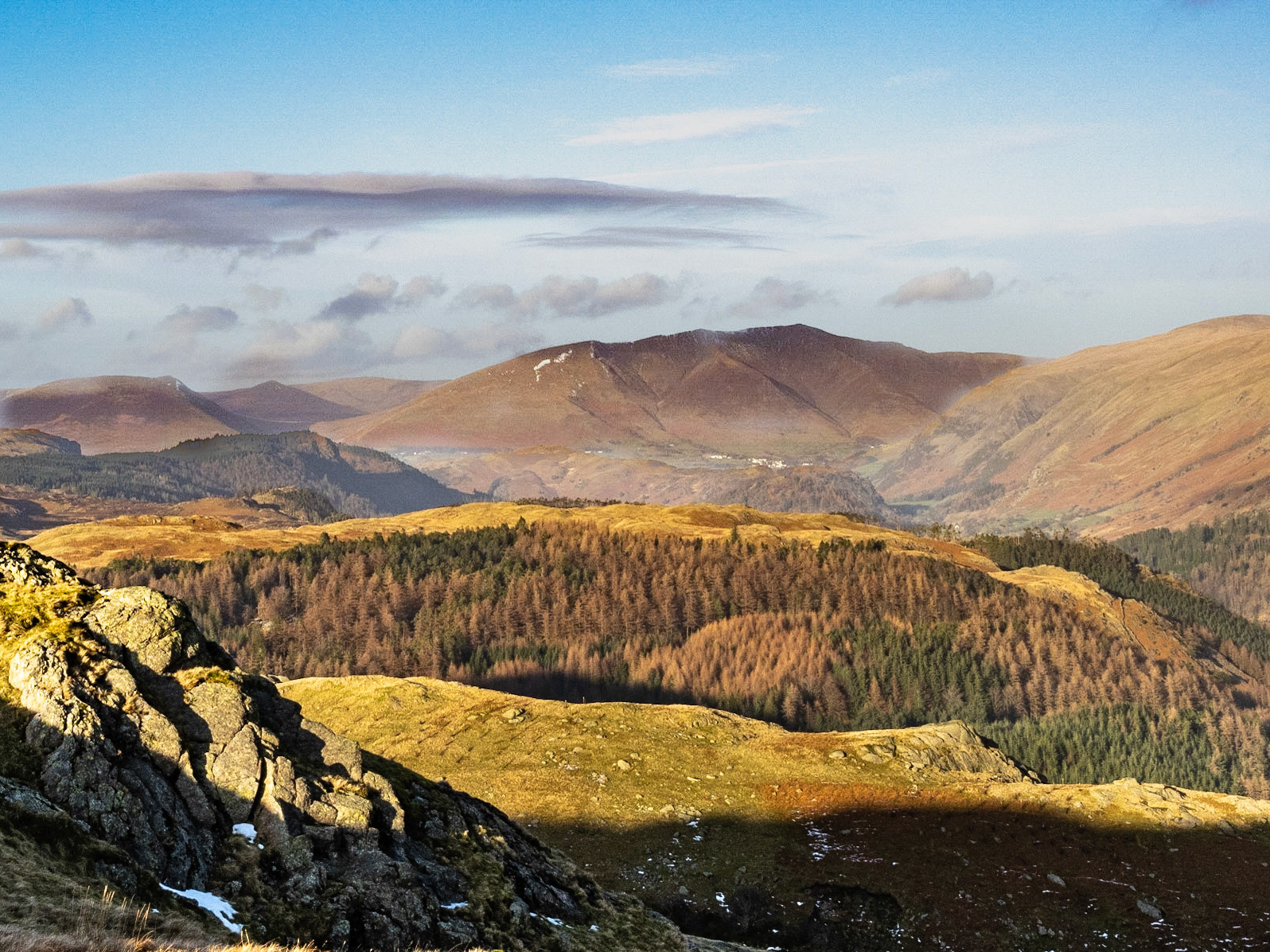 Ullscarf via Harrop Tarn