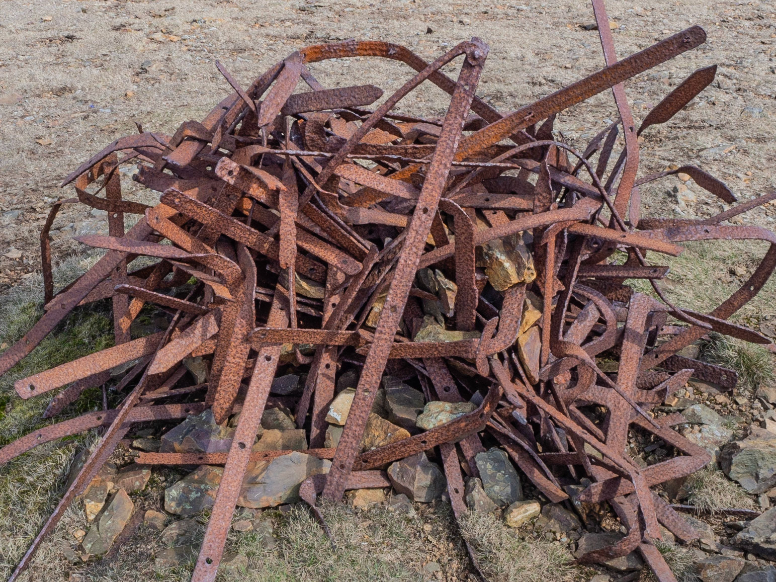 Old  parish boundary fenceposts