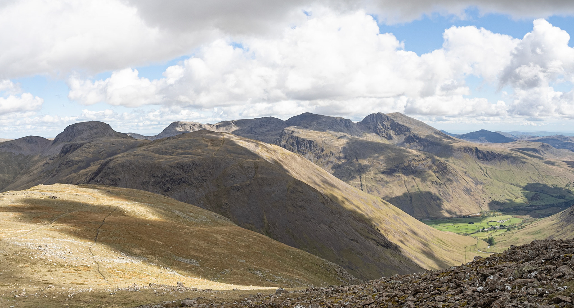 Gt Gable, Scafell from Pillar