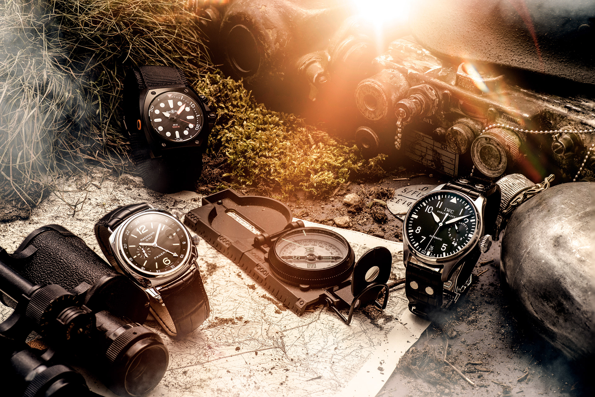 Military Watches IWC Panerai Bell Ross 