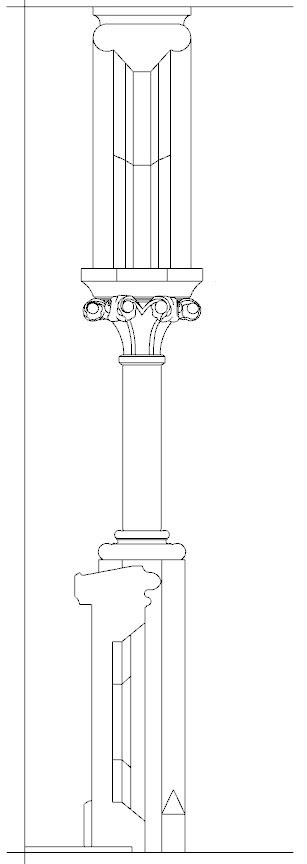 architectural cut