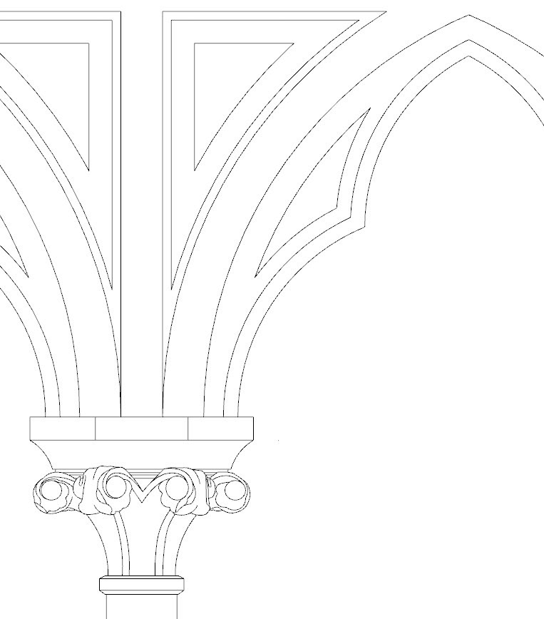 detail of the bow
