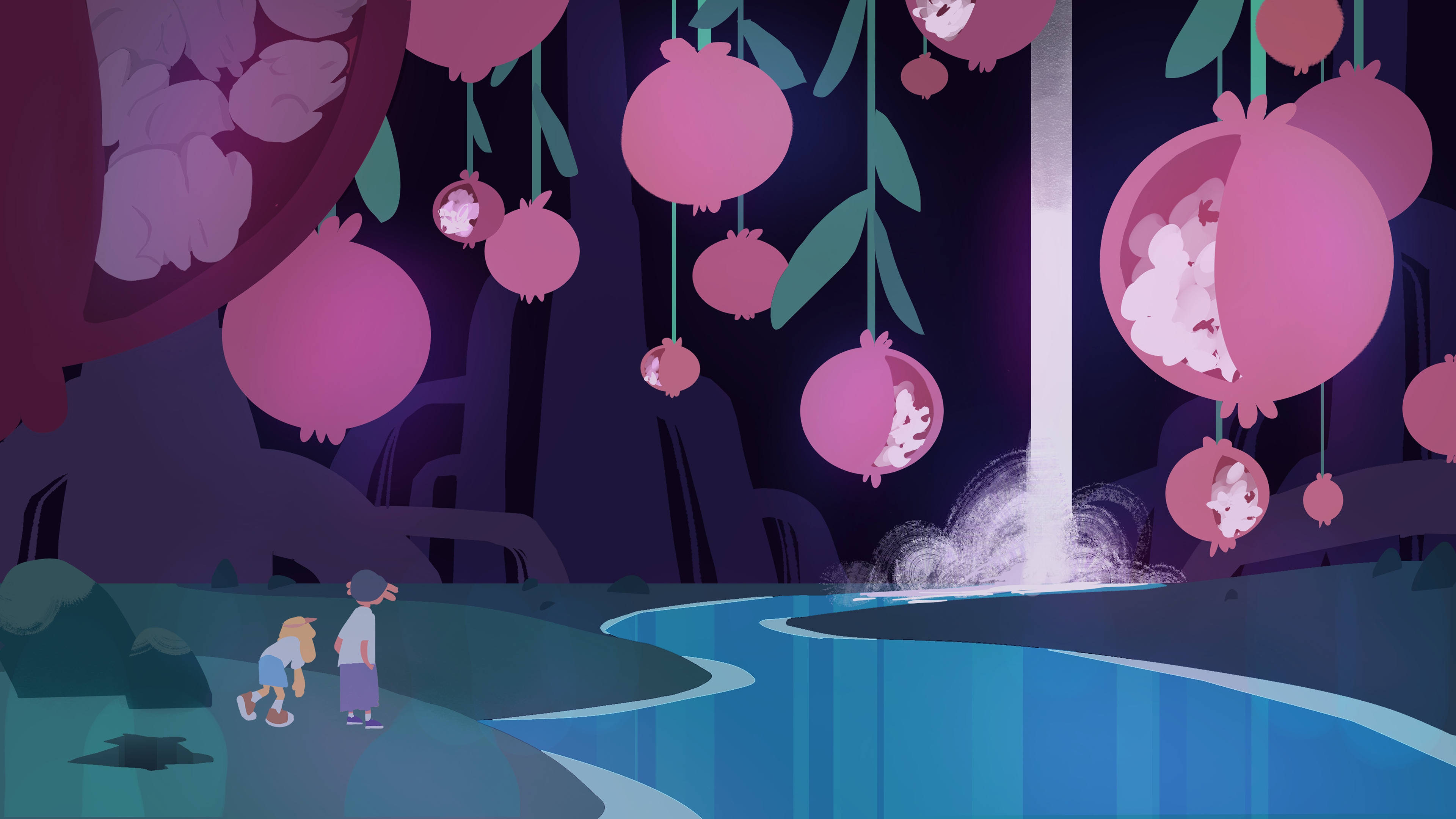 Pomaplanet waterfall BG