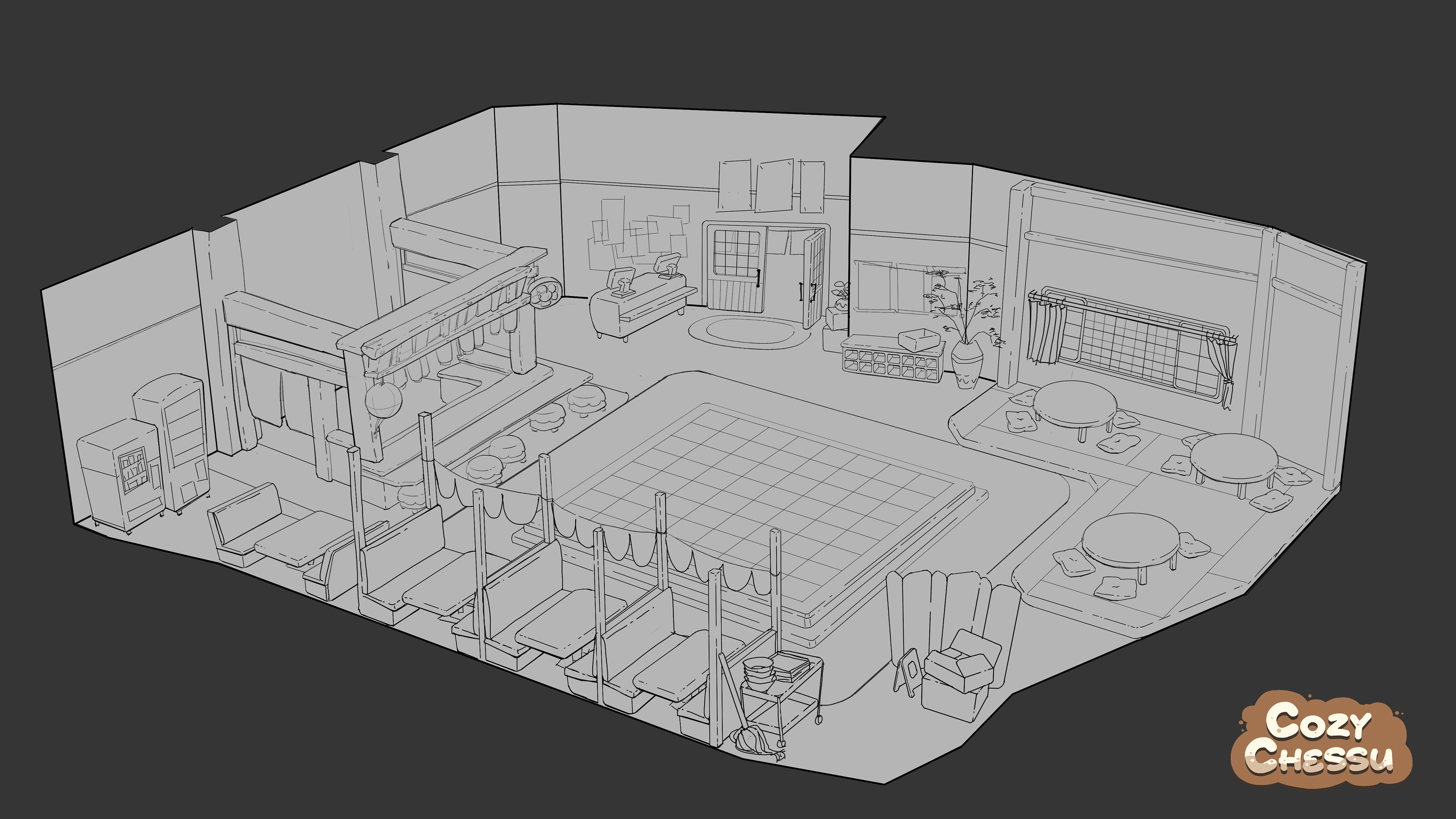 Overall level sketch