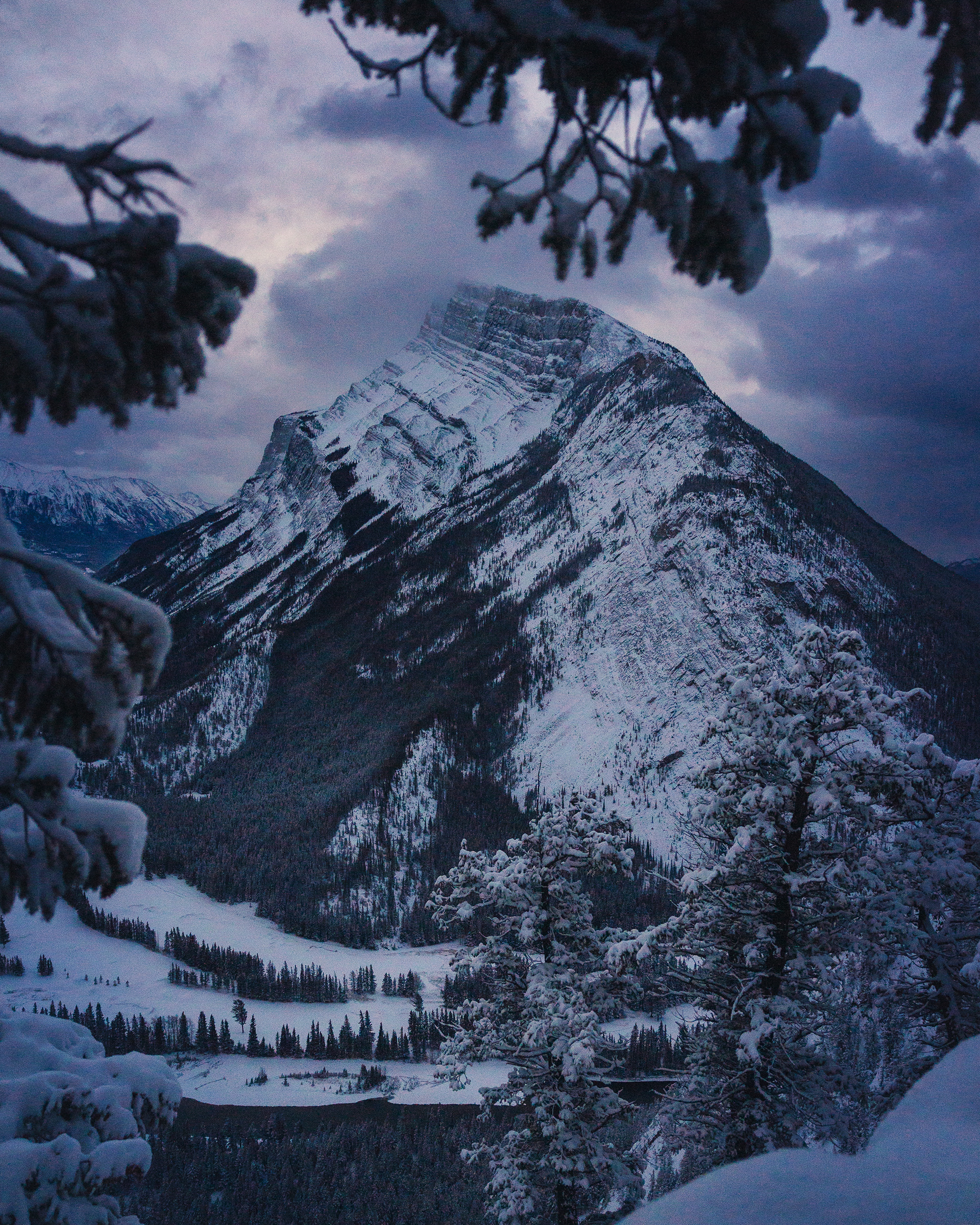 Mount Rundle from the top Tunnel Mountain.