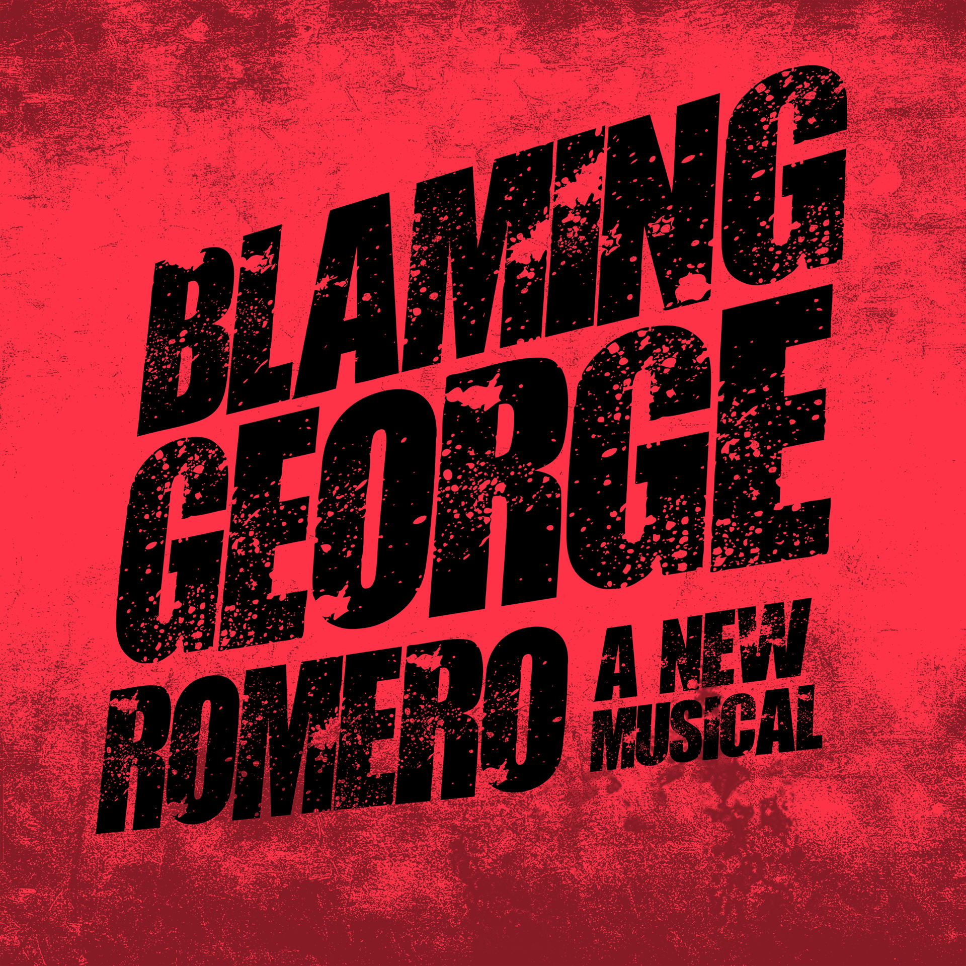 Concept logo for "Blaming George Romero: A New Musical"