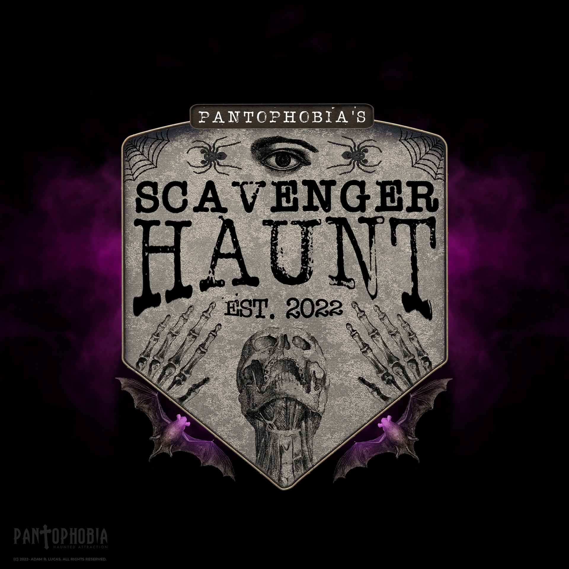 Concept logo for Pantophobia's Scavenger Haunt (2022)