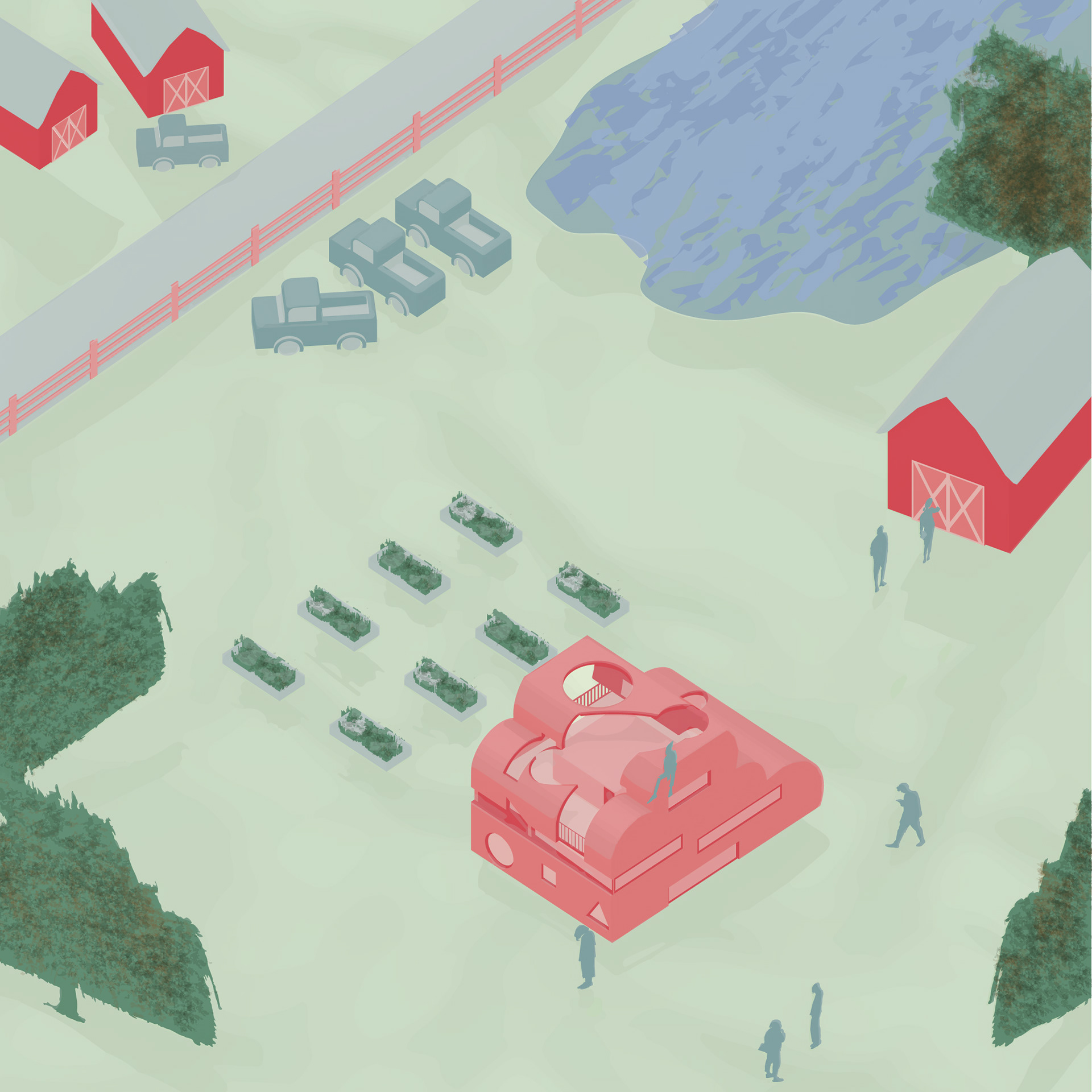 Representations - Entourage Drawing