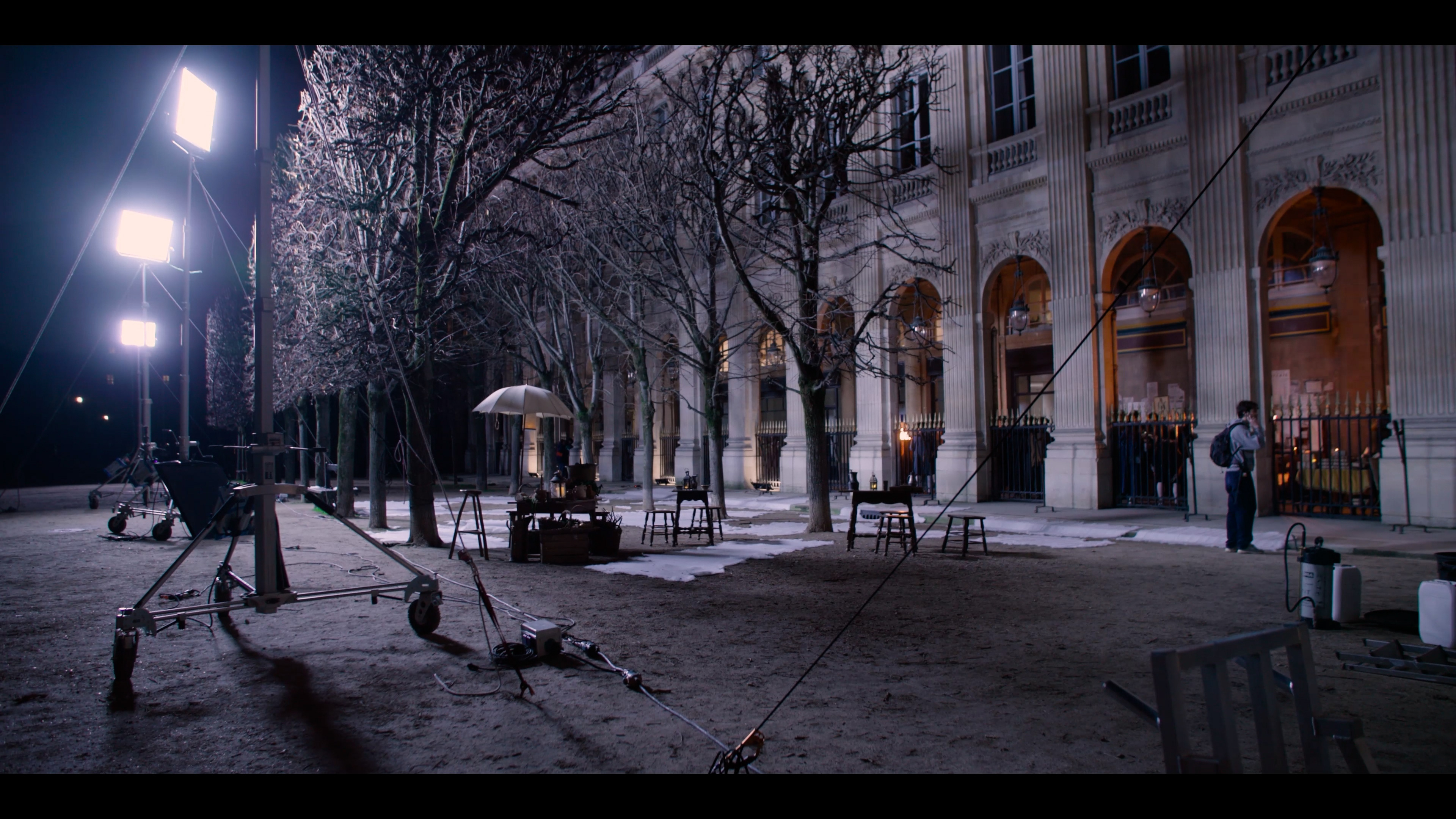Tournage au palais Royal, Paris -  les coulisses d'une création originale : Marie Antoinette l'affaire du collier - (c) Martin Peterolff