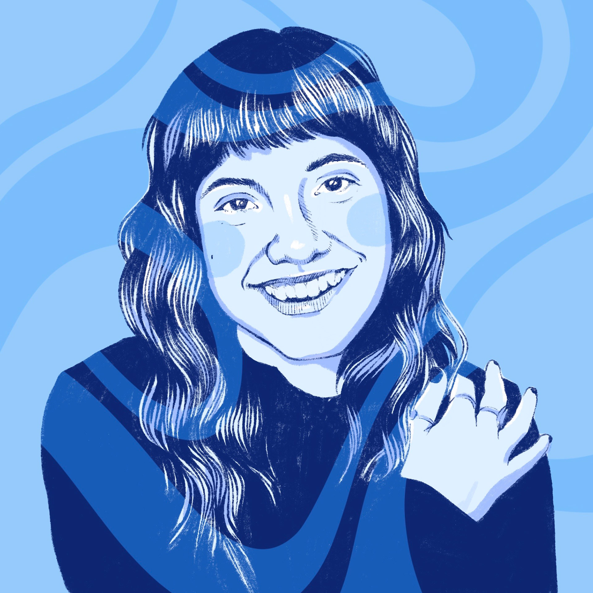 Portrait Illustration for NPR's Next Generation Radio