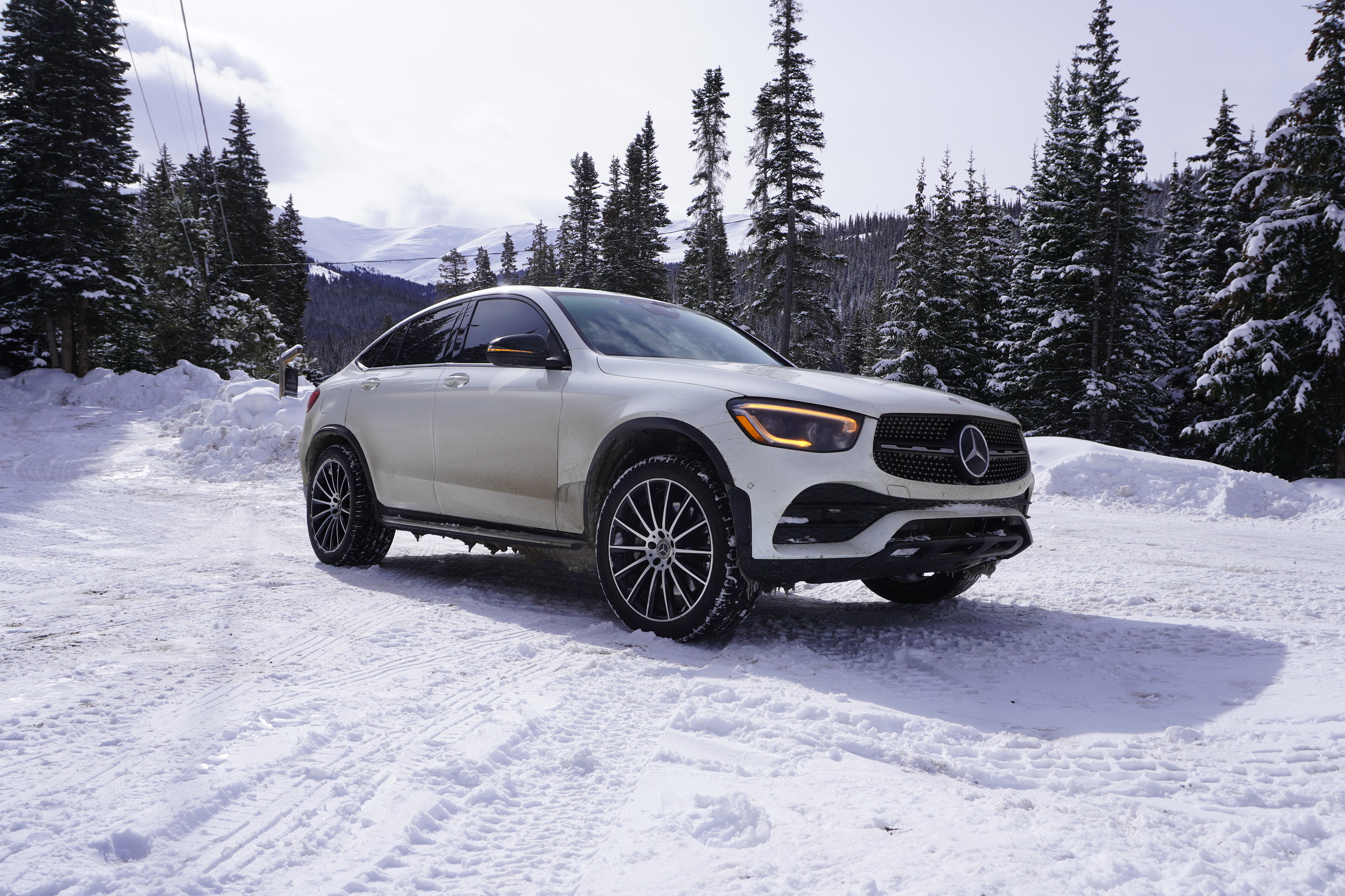 Mercedes in the Mountains