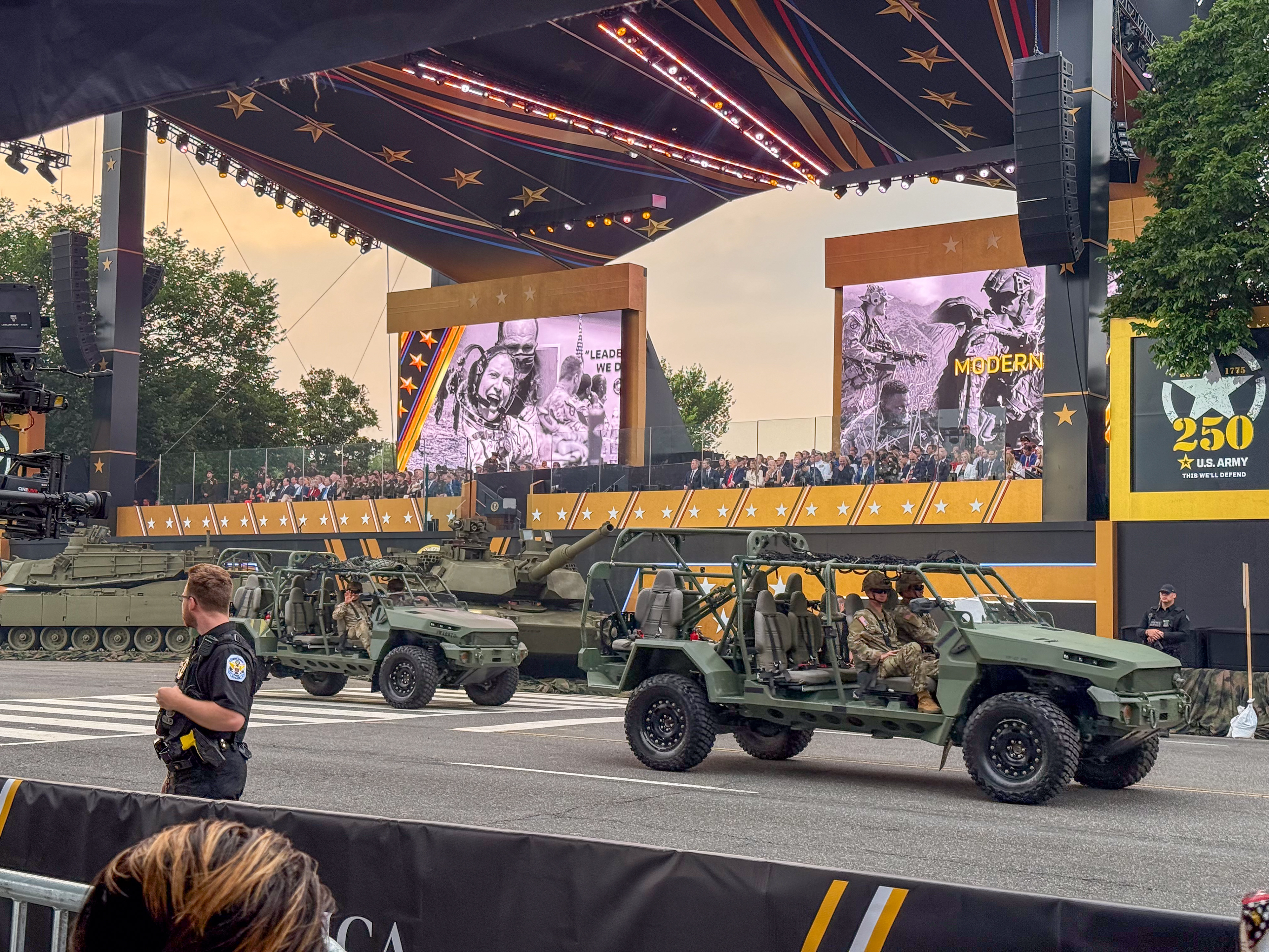 Army 250th Parade from FoH