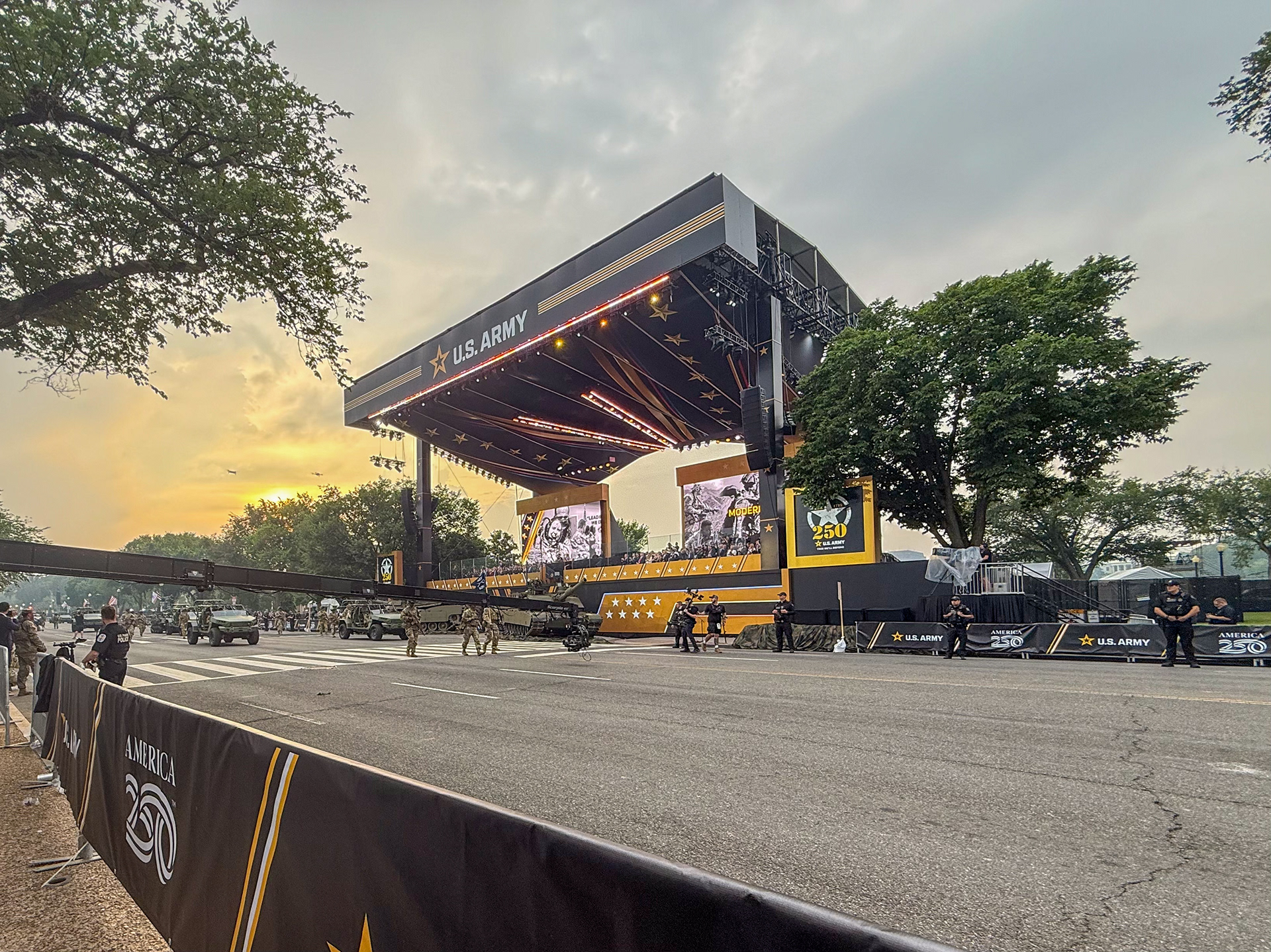 Army 250th Parade from FoH