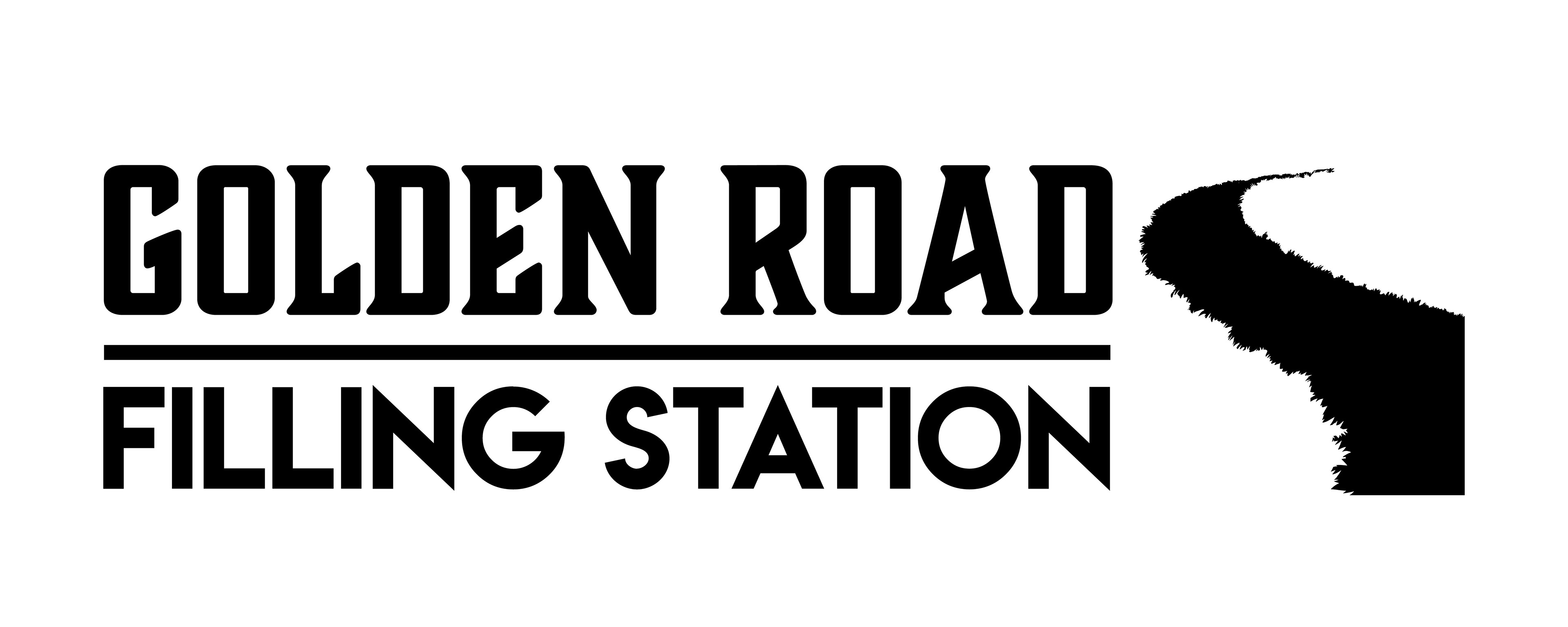 Golden Road Filling Station | horizontal logo lockup | 2018