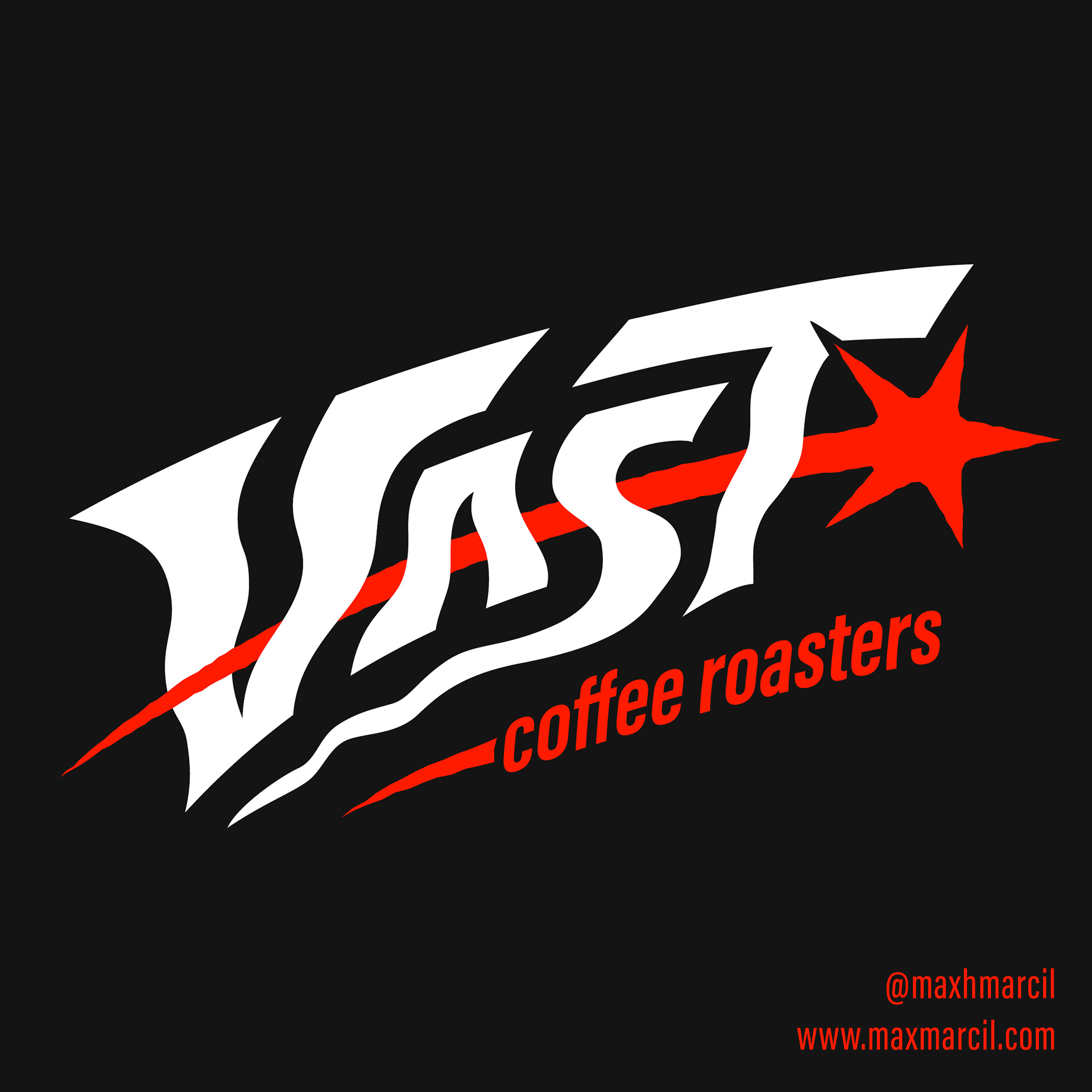 Vast Coffee Roasters | logo design | 2020