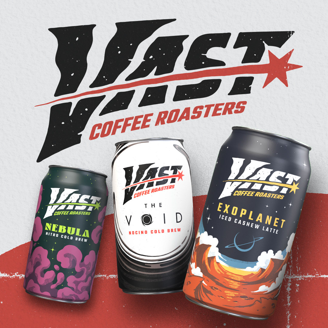 Vast Coffee Roasters | logo and package designs | 2023