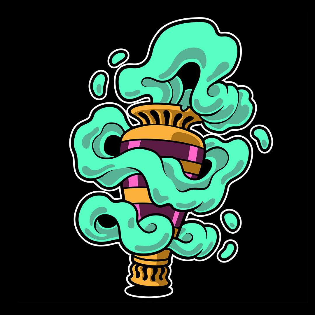 "Ghost Vase" | vector illustration | 2019