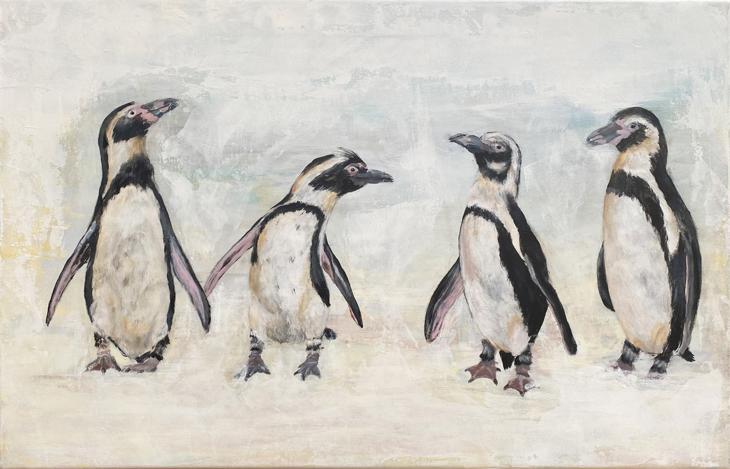 Four of us 50 x 80 cm