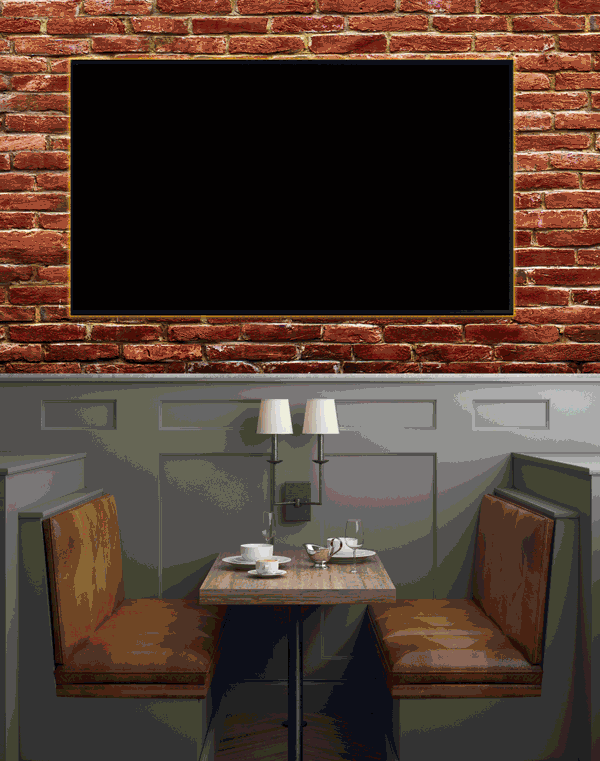 Design for in-house screen promotions.