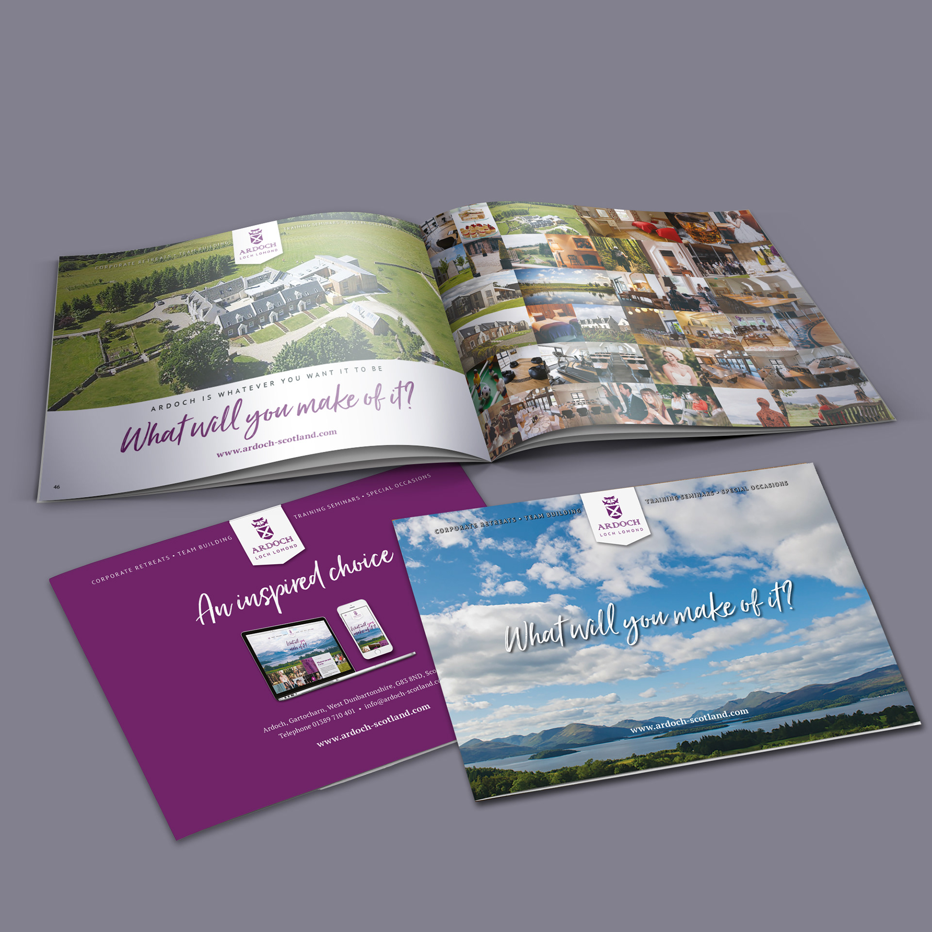 Funnel traffic with an embedded media rich digital eBrochure.