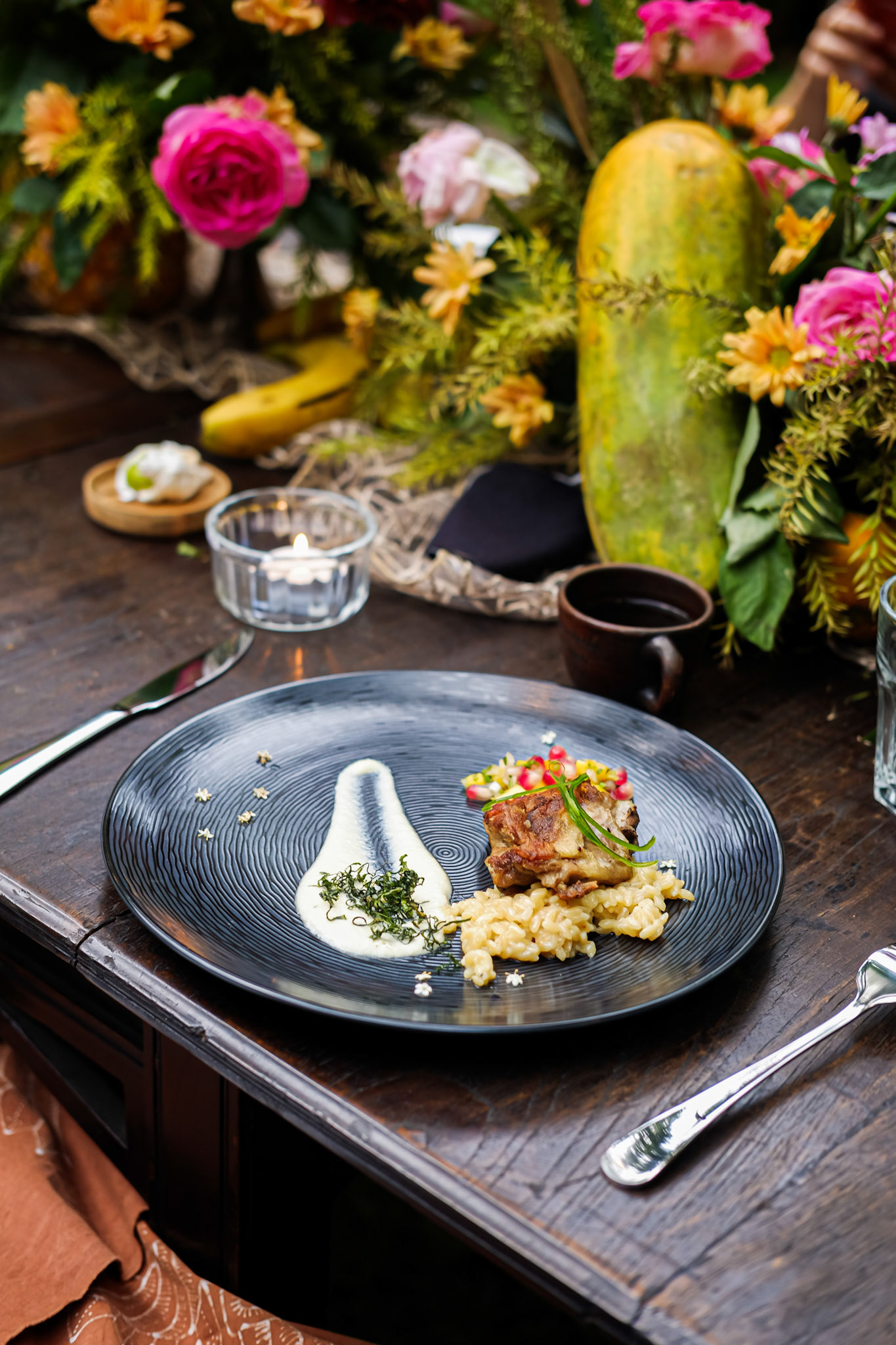 Seared Duck Breast with Opor Bakar Sauce